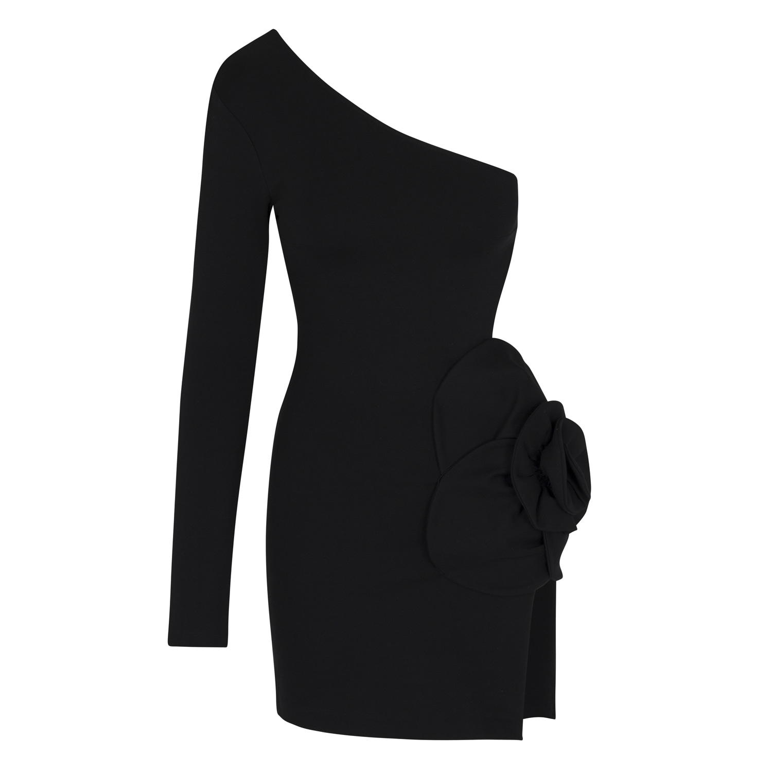 Delfi Collective Women's White / Black Fleur Short Dress - Black In White/black