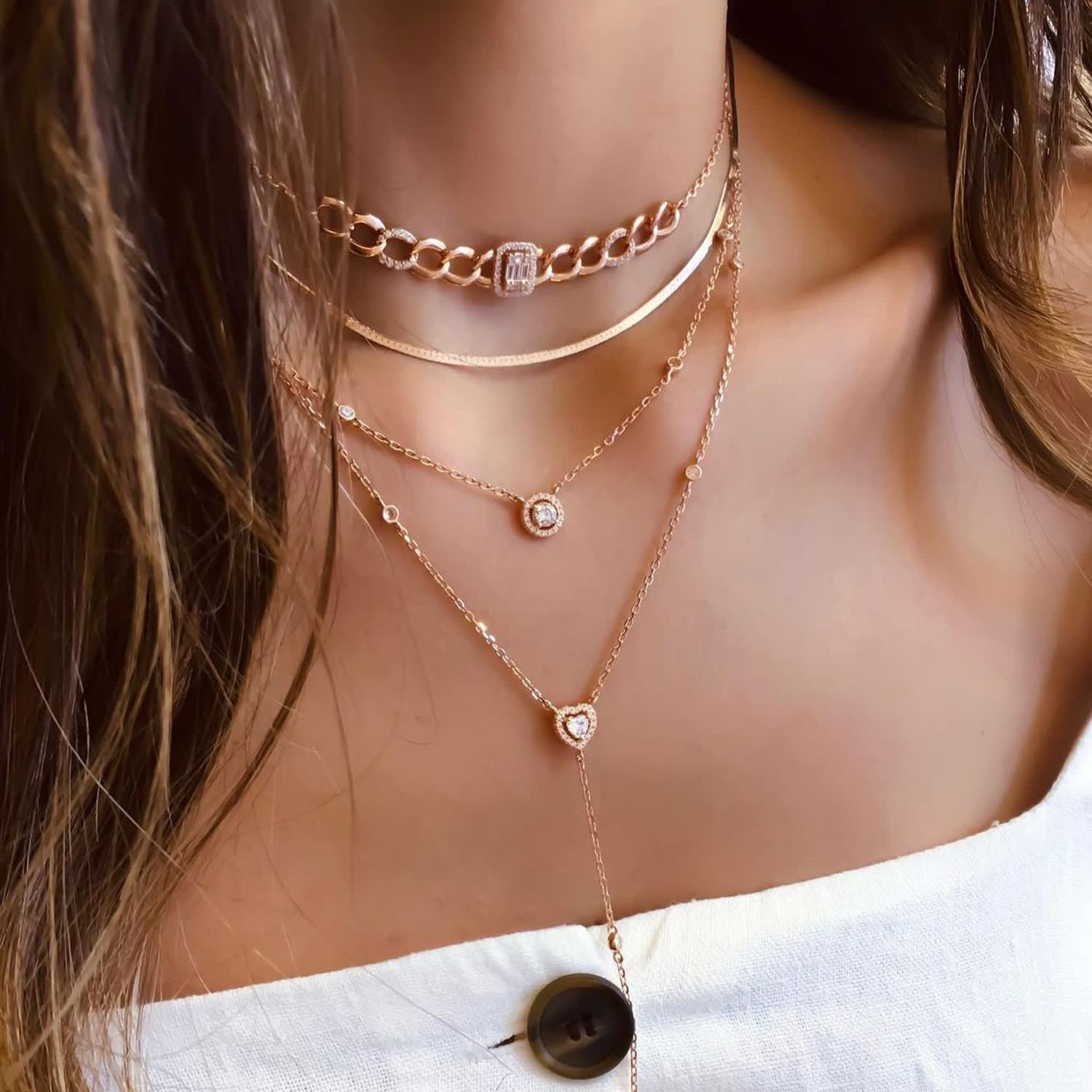 MAE. Little Rose Gold Chain Choker – REGALROSE