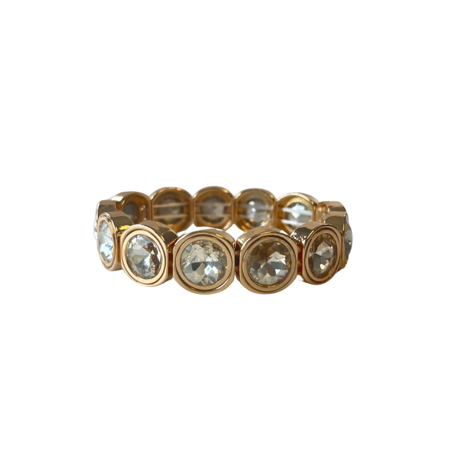 Smith & Co. Jewel Design Women's City Girl Round Bracelet - Gold In Gold
