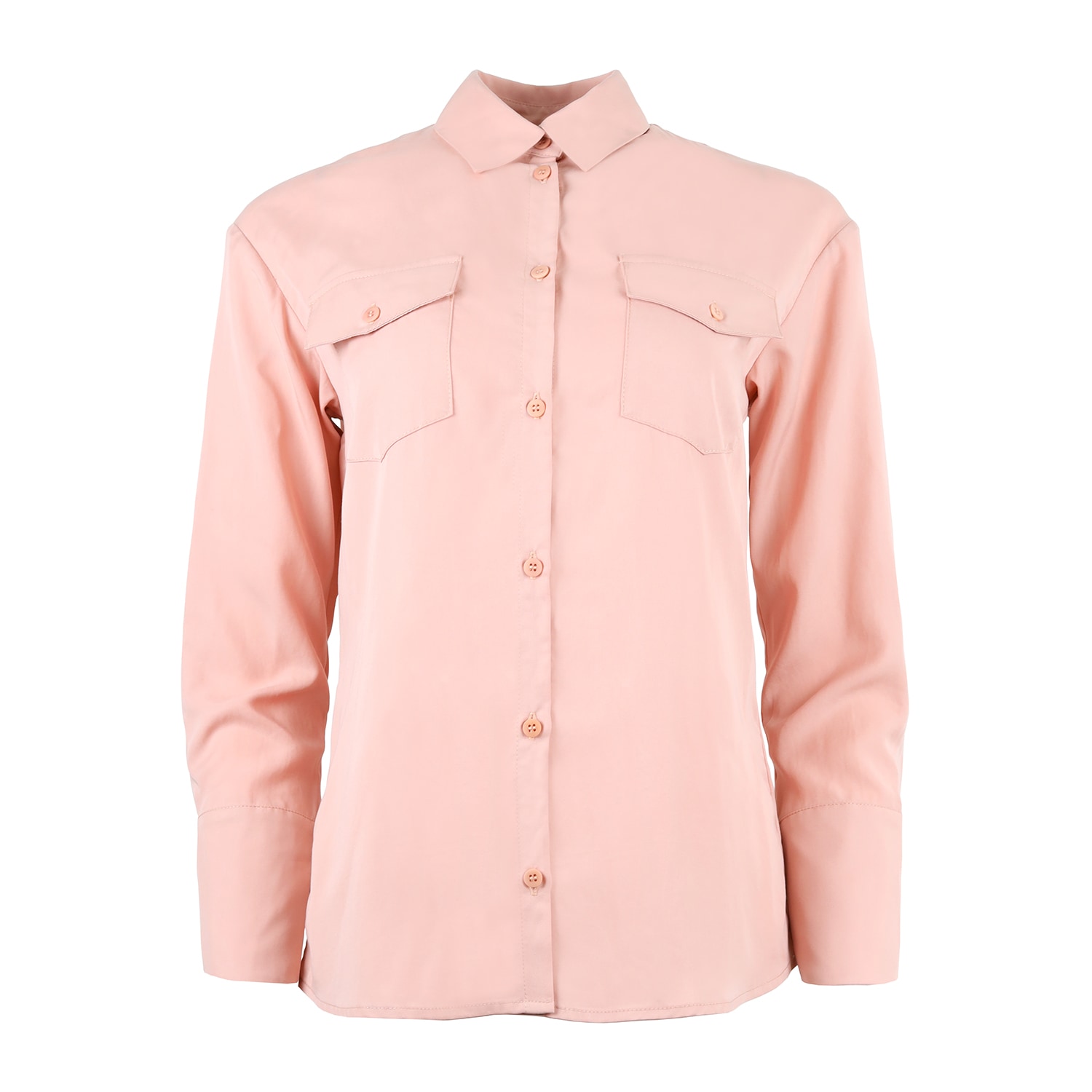Blonde Gone Rogue Women's Pink / Purple Long Sleeve Lyocell Shirt In Pink In Pink/purple