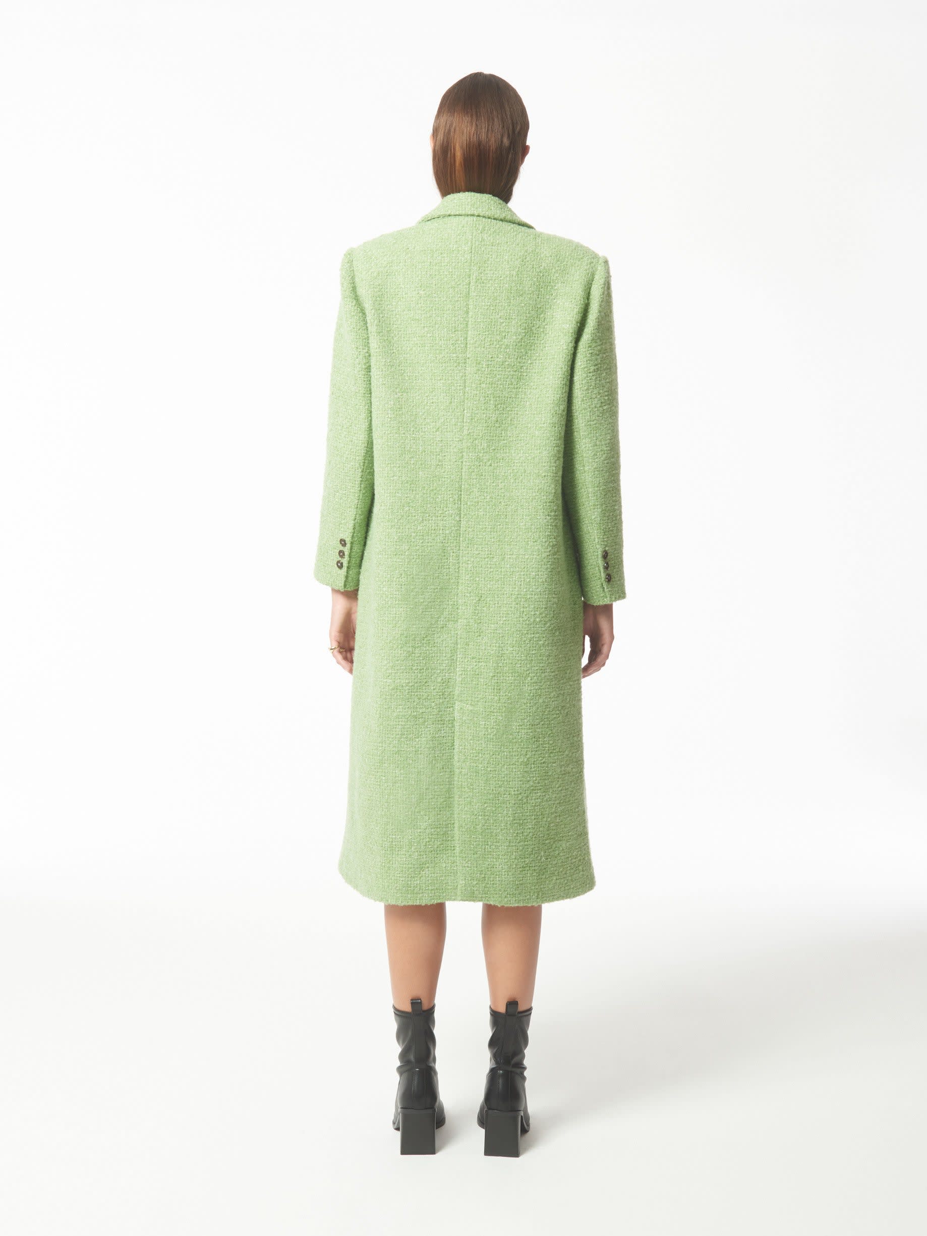 MISTREASS Elegant Bit Bouclé Coat Collins Bouclet Coat | Nuuly