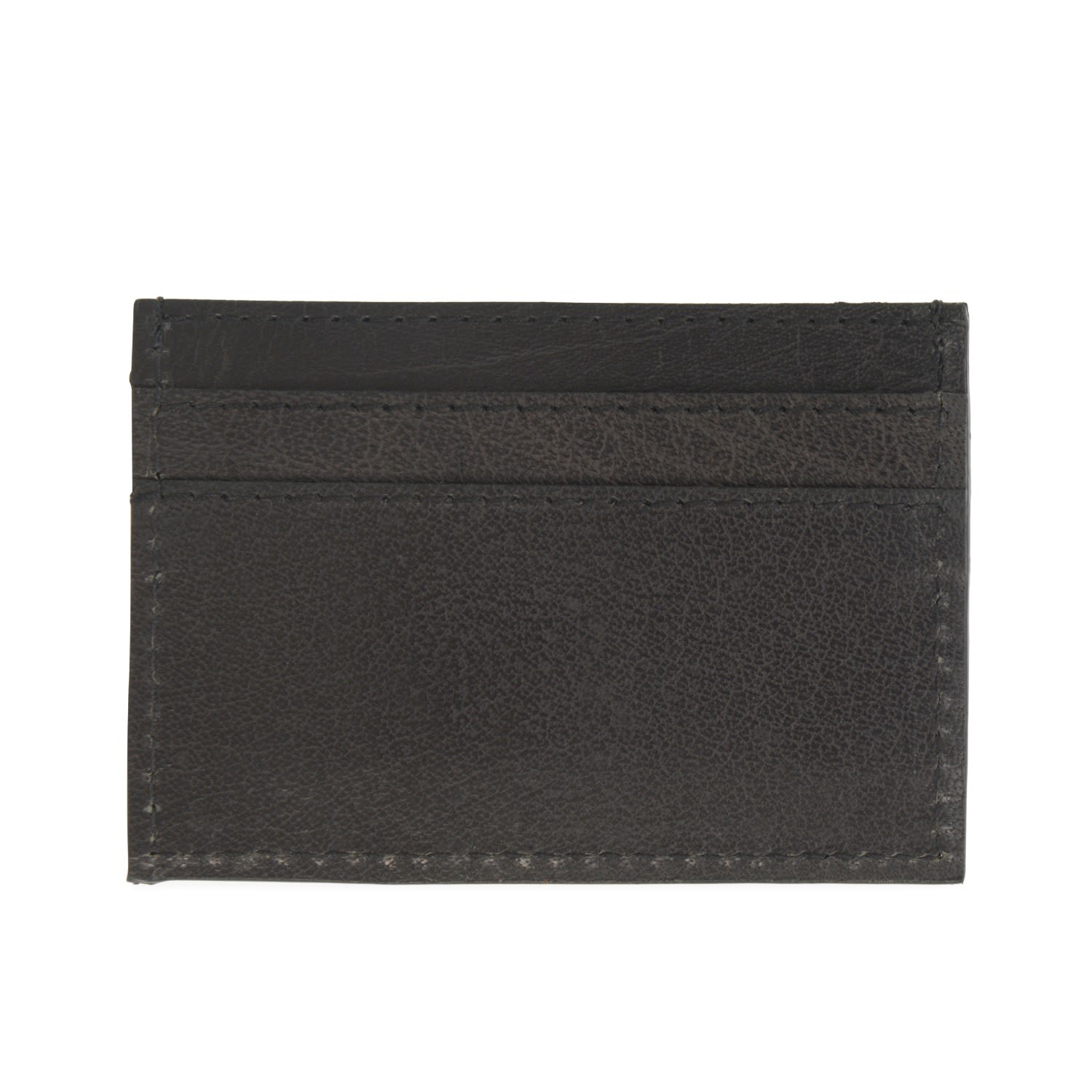 Men’s Brown Luxe Black Leather Card Holder Vida Vida