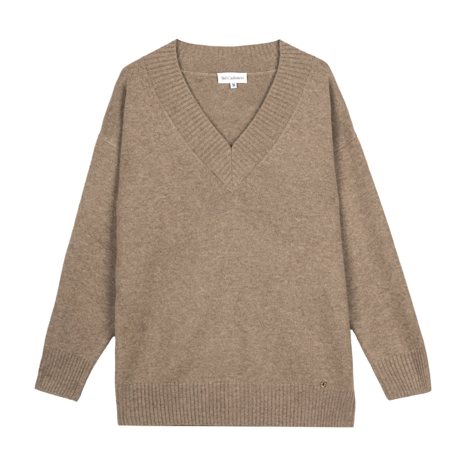 Bel Cashmere Women's Brown Alma Toasted Sweater In Brown