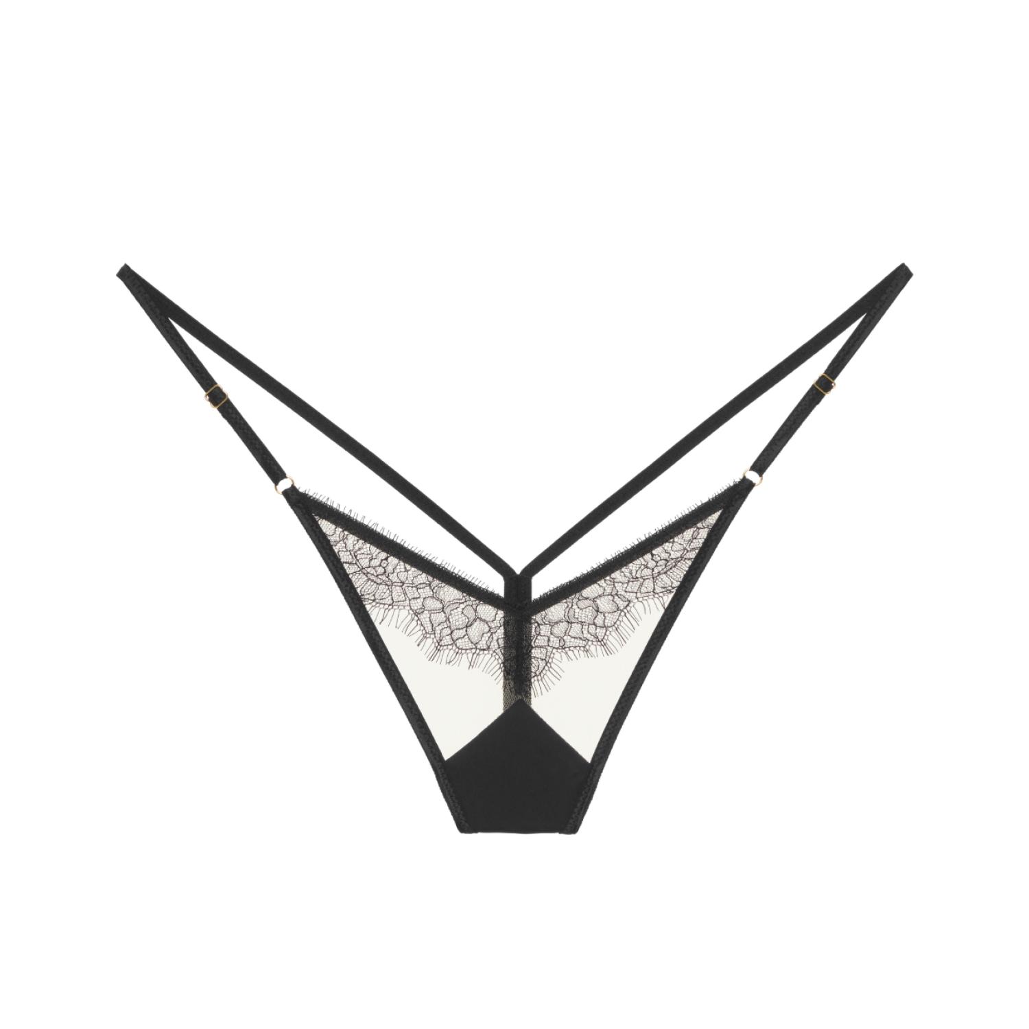 Perilla Women's Black Kris Thong In Black