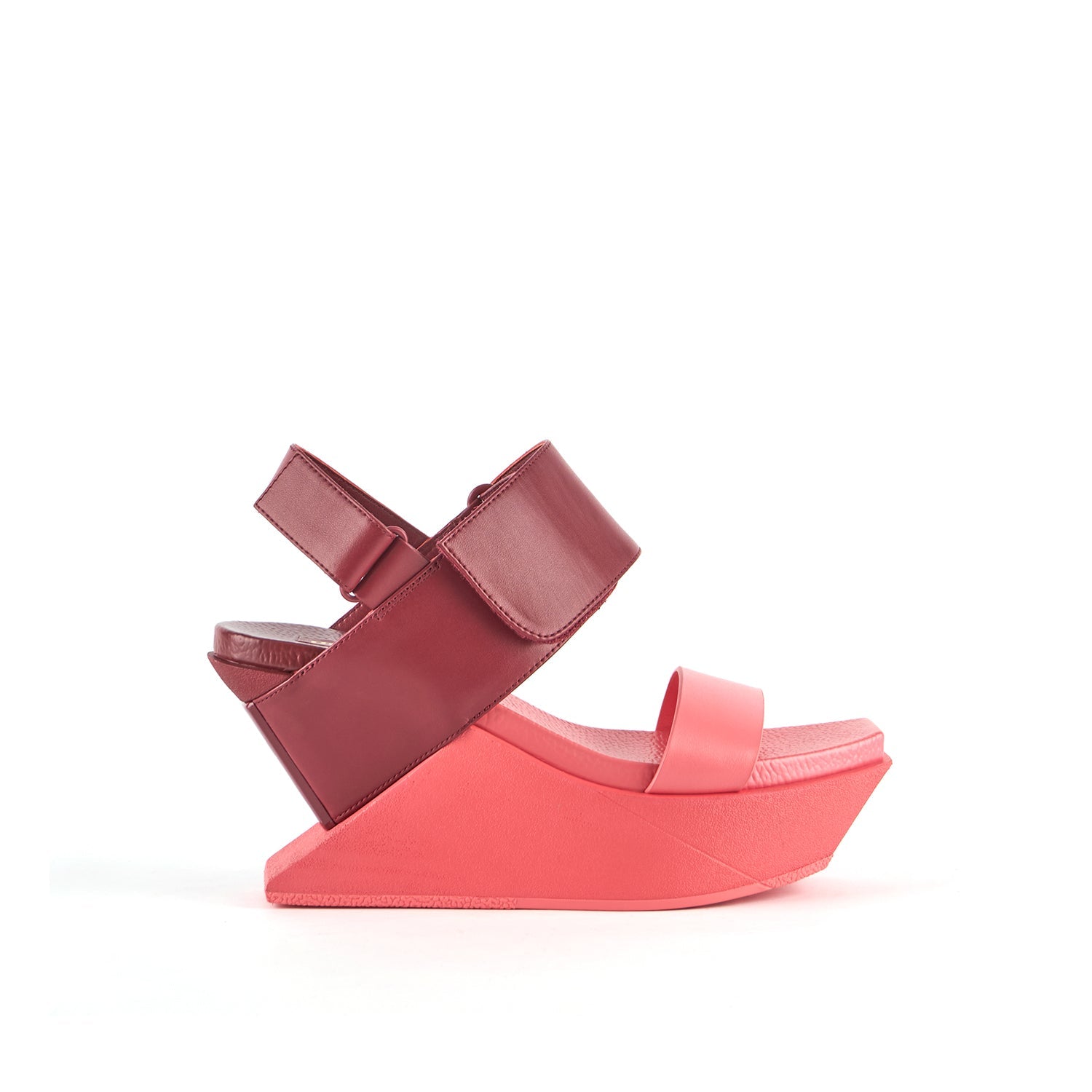 United Nude Women's Pink / Purple / Red Delta Wedge Sandal - Radiant