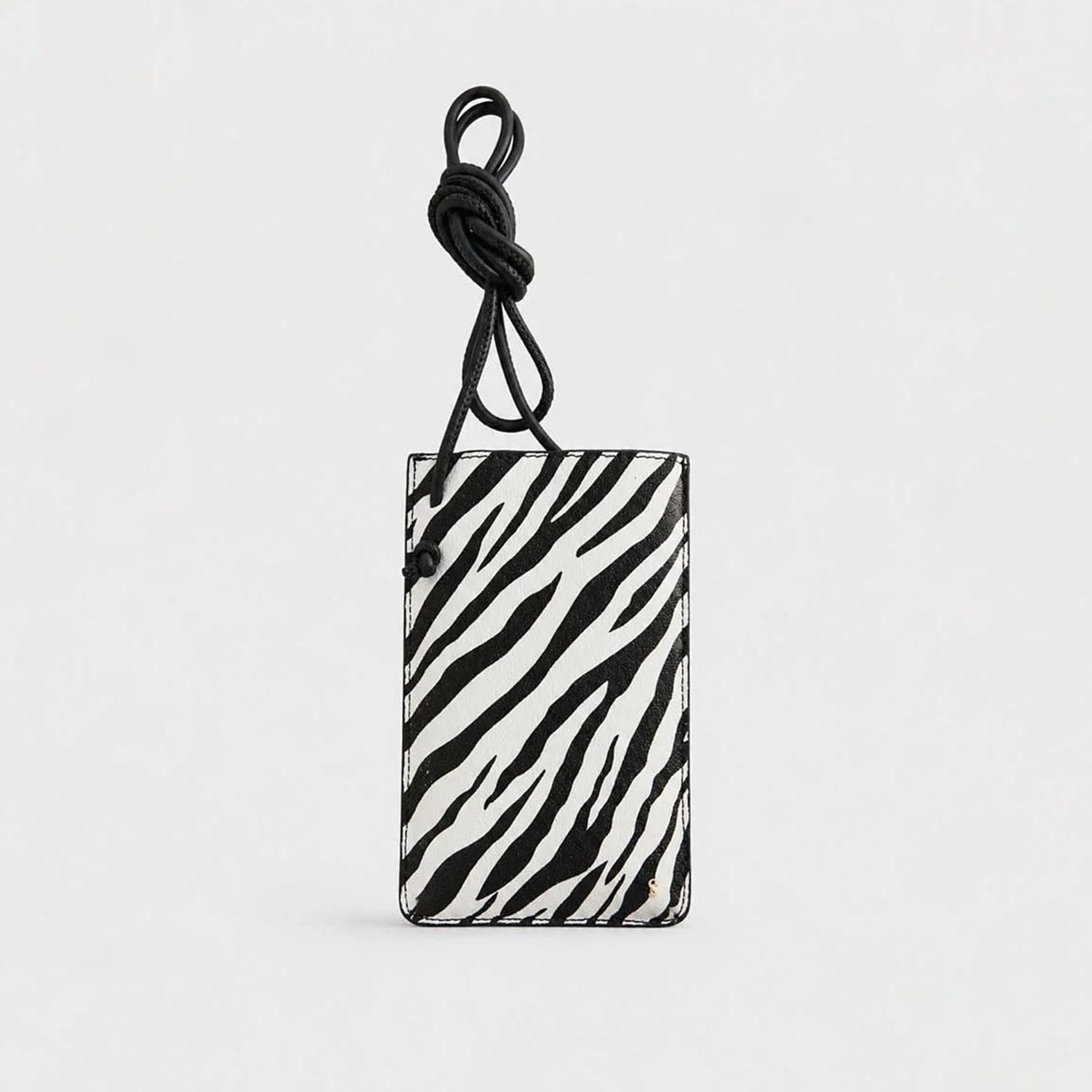 Women's White Zebra Phone Bag | Suud Collection