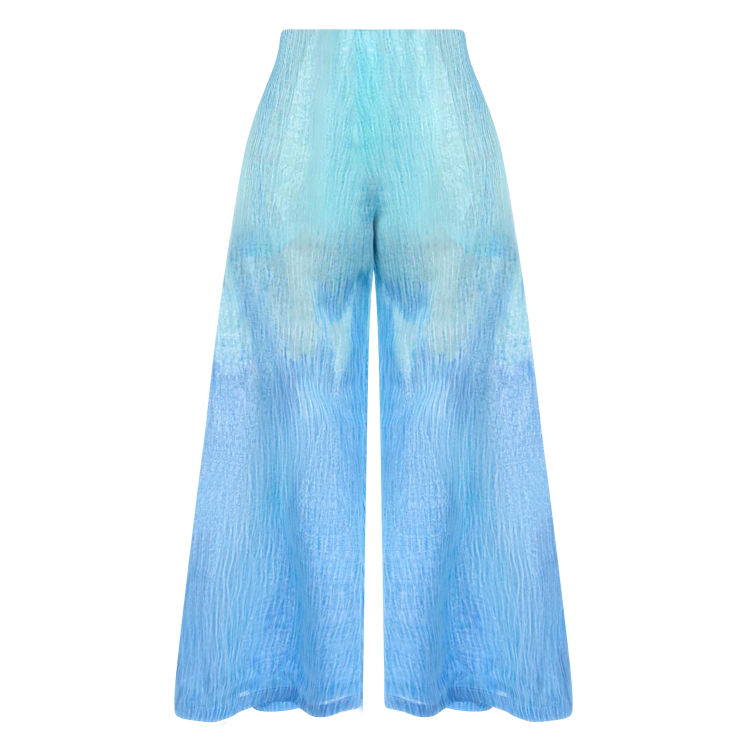 Kahindo Flared Ombre Pants In Blue