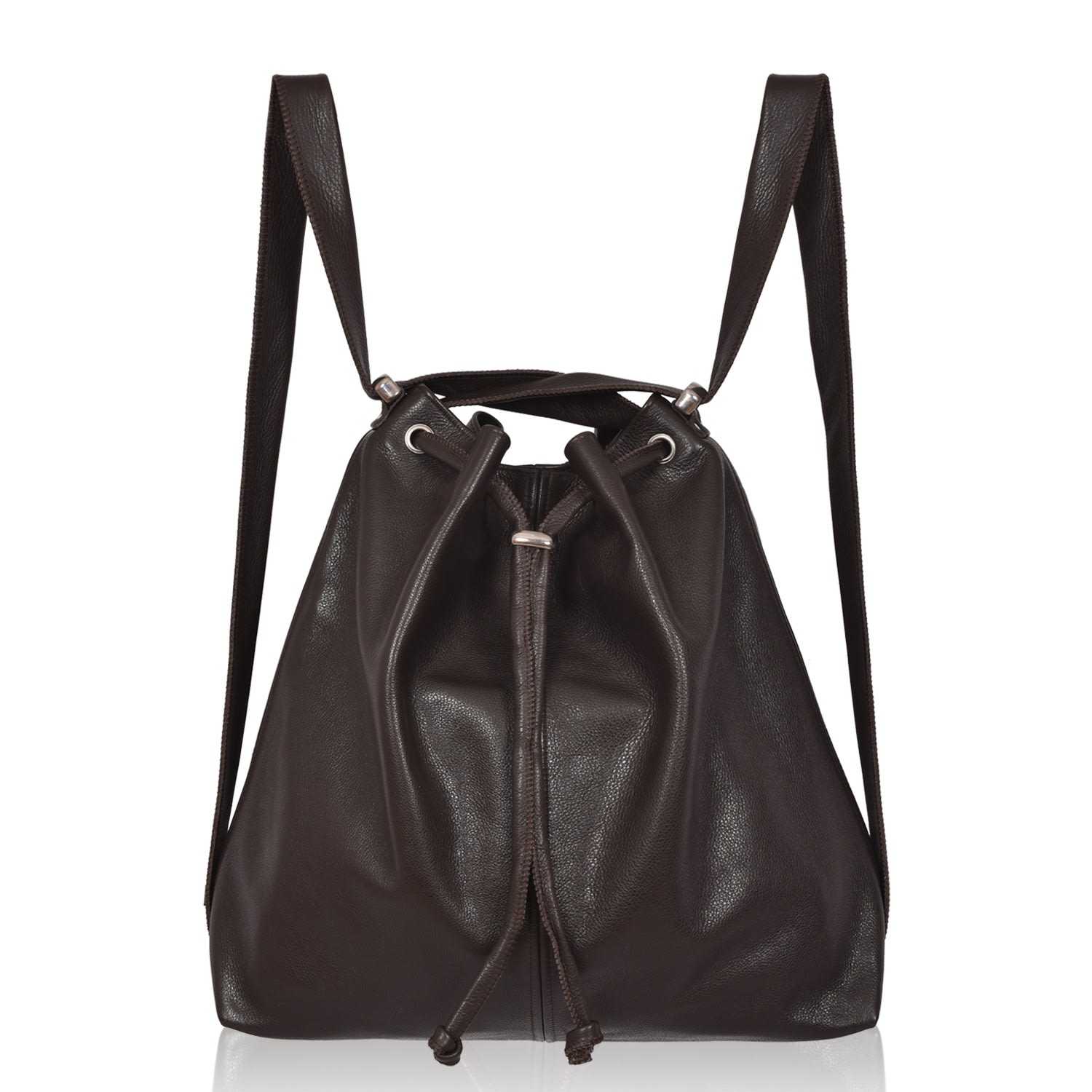 Women’s Leather Mathilde Backpack/Shoulder - Brown Owen Barry