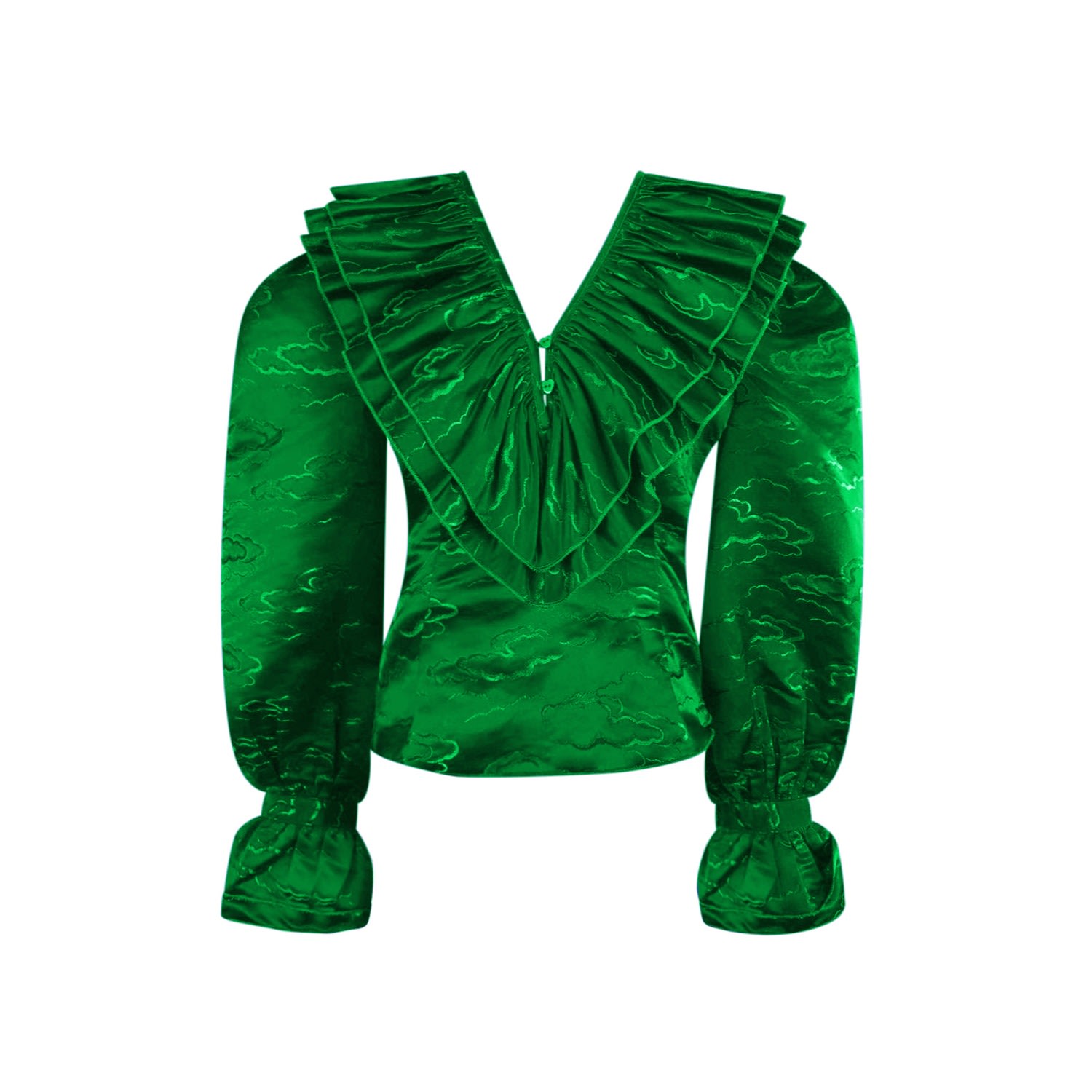 Madeleine Simon Studio Circus Engineer Top In Green