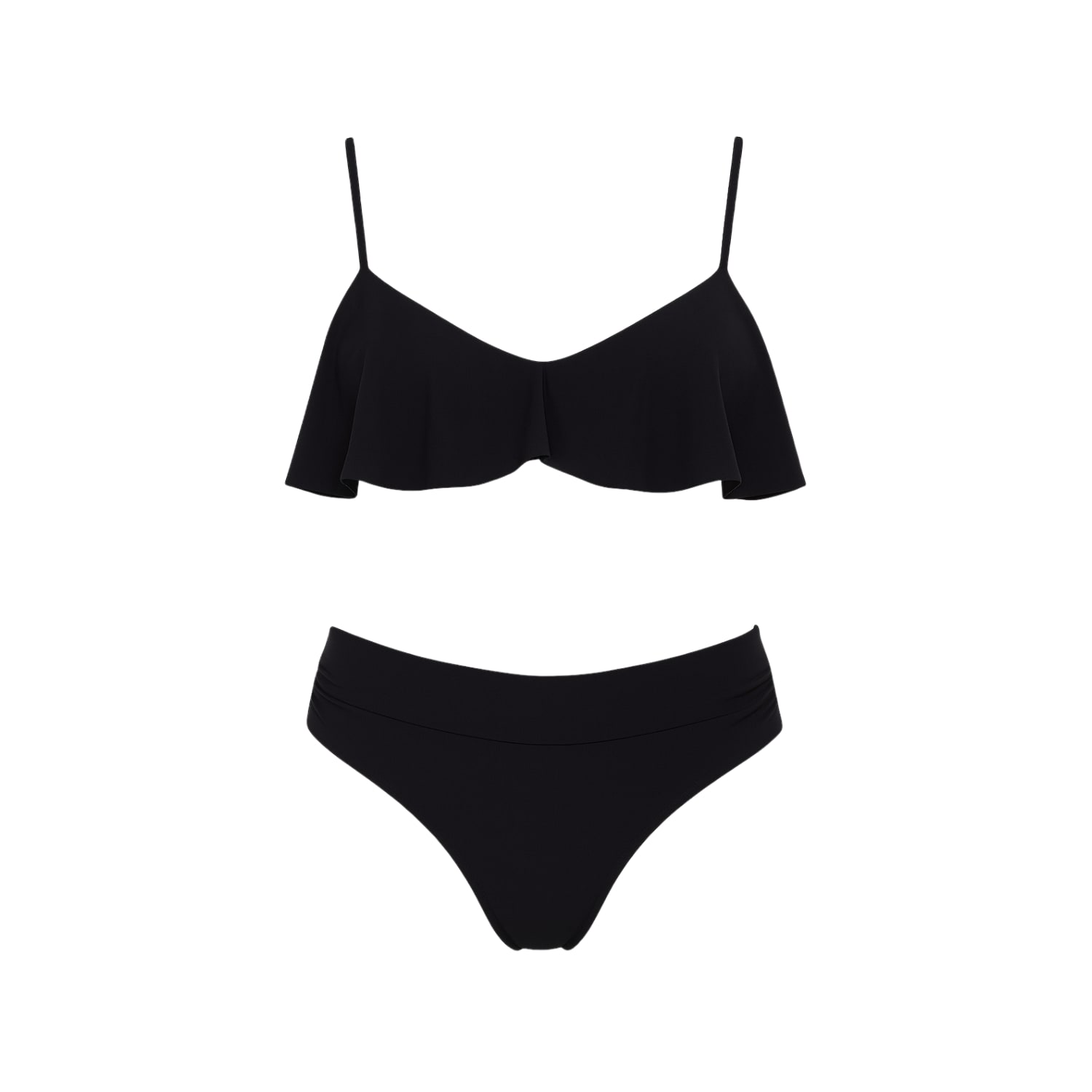Rêve De Rive Women's Gabriela Black Bikini Set In Black