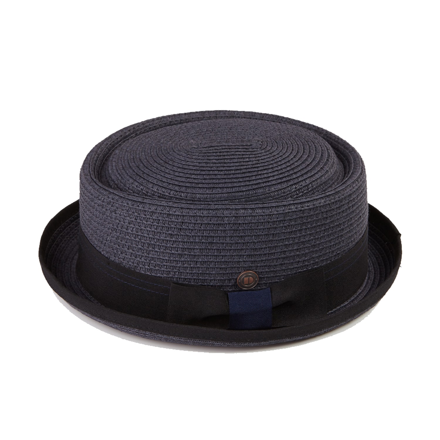 Men’s Dasmarca Rico Summer Telescope Crown Lightweight Breathable Rude-Boy Mod Porkpie Hat - Denim Navy Blue 61Cm Dasmarca Hats