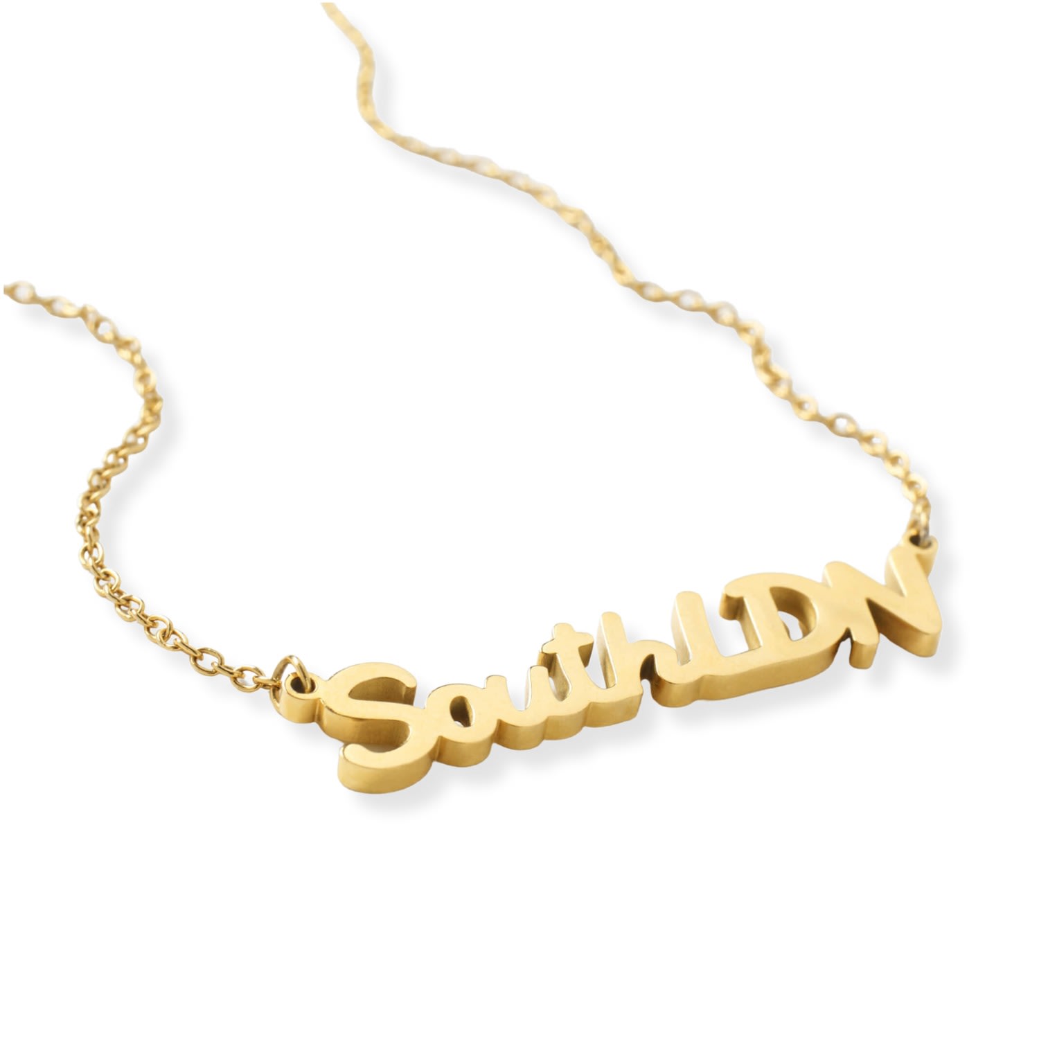 Hoops + Chains Ldn Women's Gold South Ldn Chain In Gold