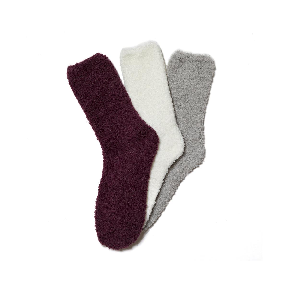 Stems 3pk Plush Cozy Socks In Multi