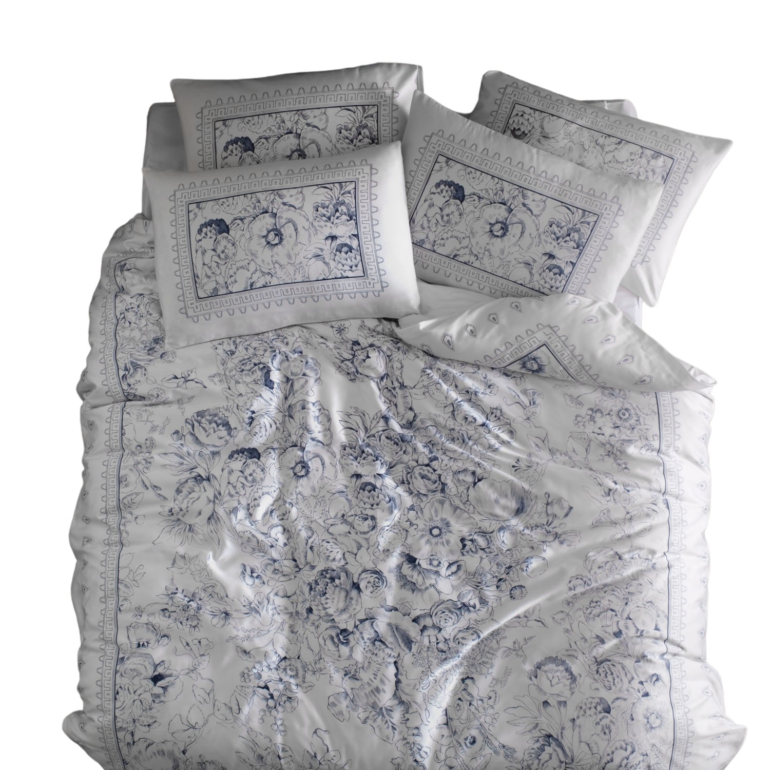Chérx Gardenia Cotton Satin Duvet Cover Set