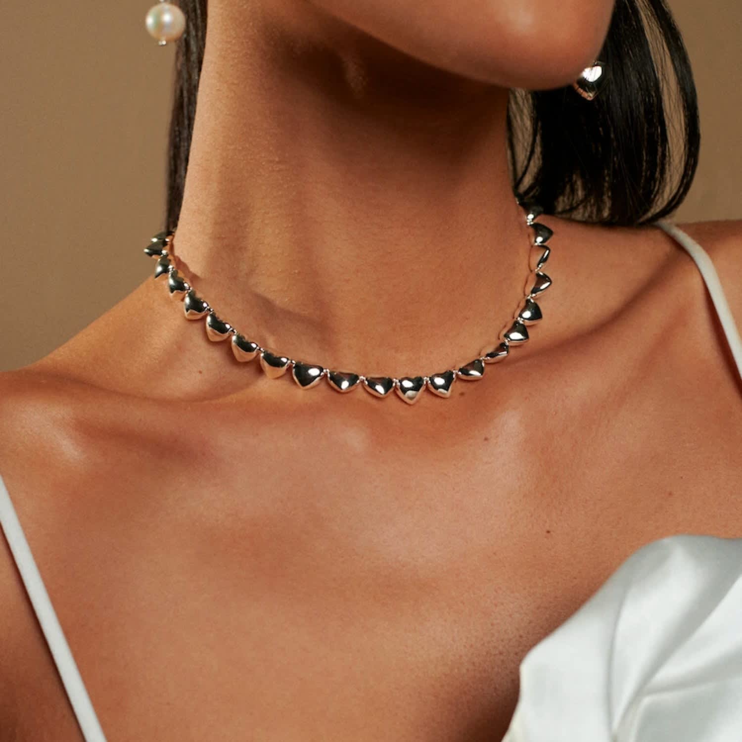 ファッション雑貨・小物その他 Heartbreaker Necklace Heartbreaker Necklace - Silver | Mademoiselle Jules | Wolf