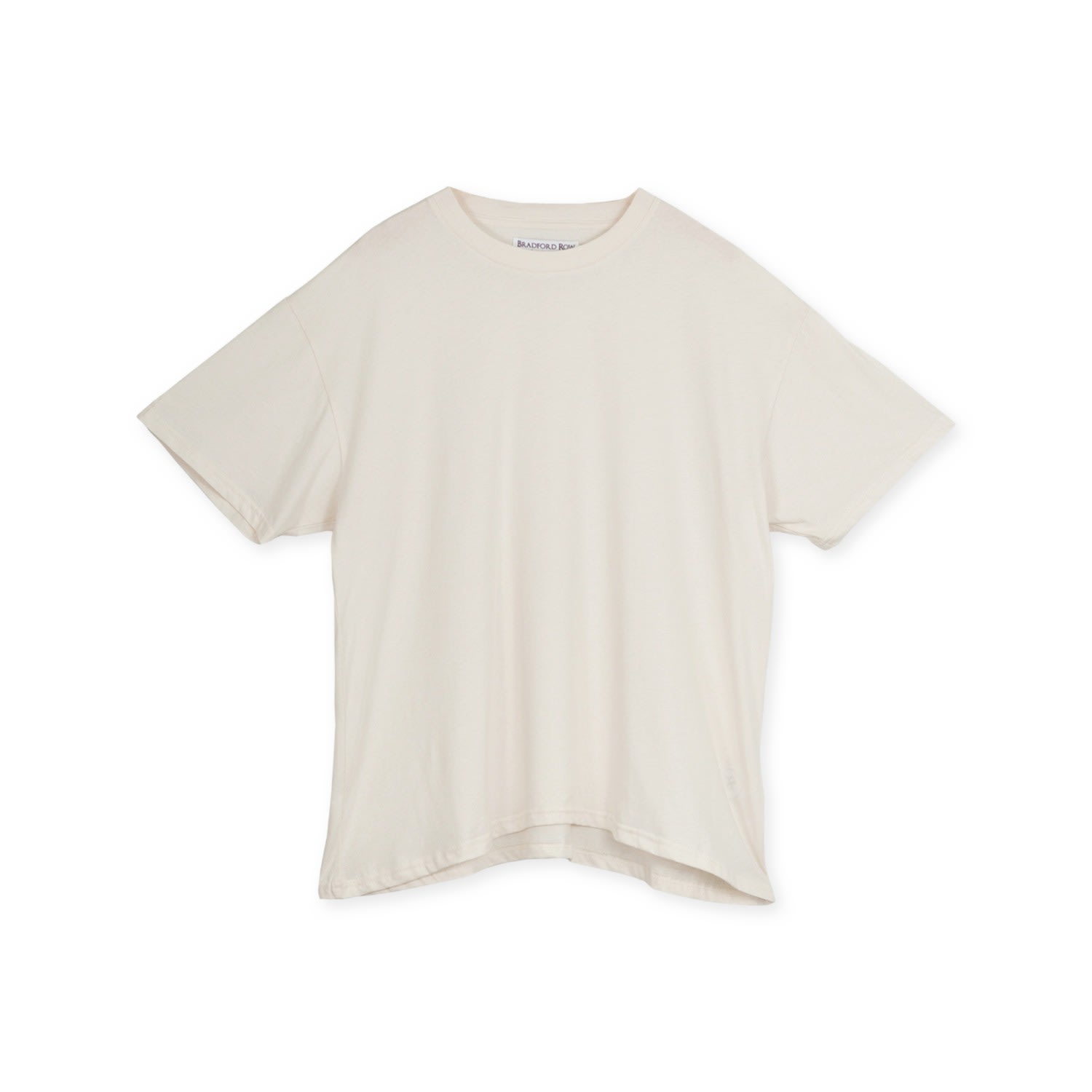 Bradford Row Men's Neutrals Ziggy Tee – Cream In White