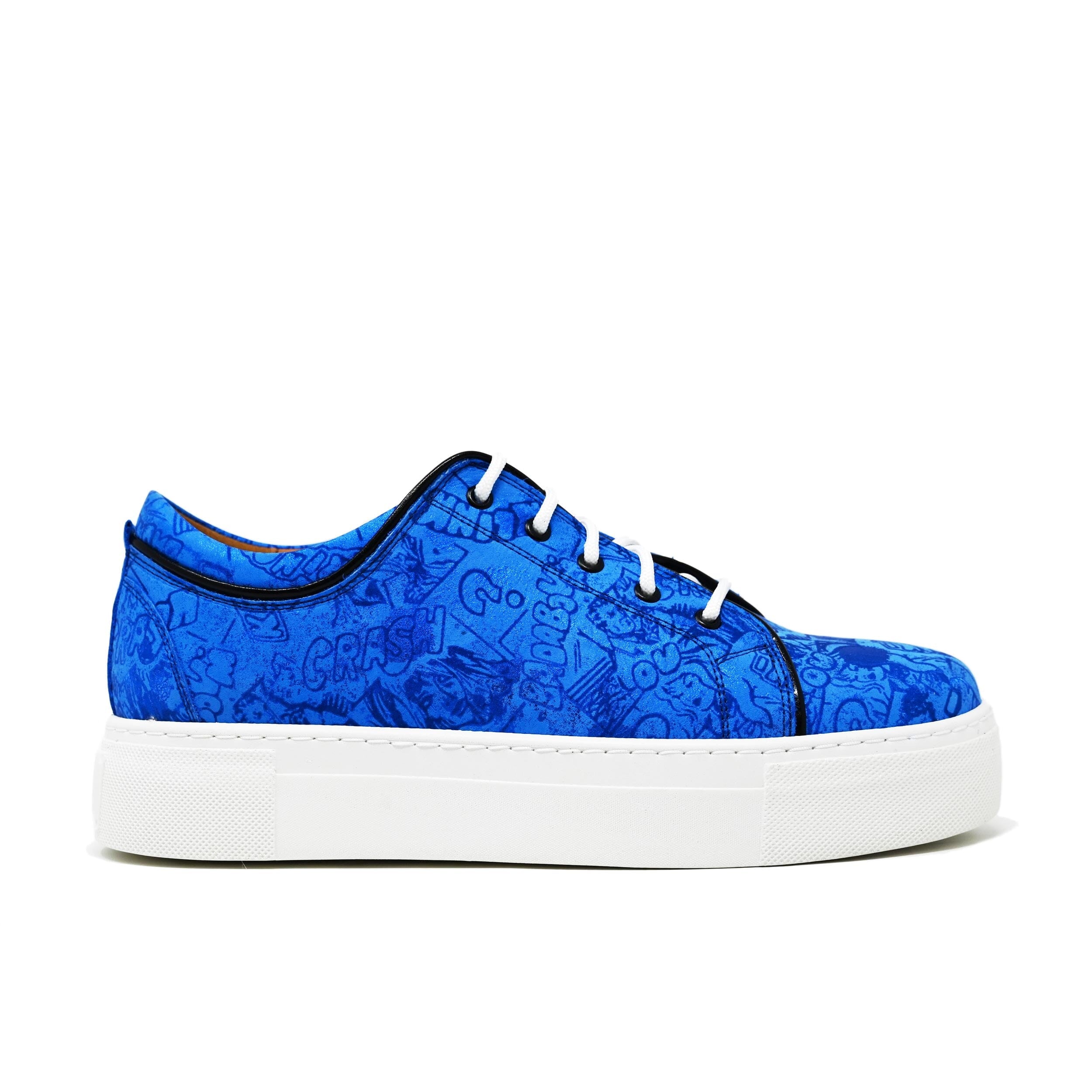Camila - Bright Blue - Women’s Designer Sneaker 6 Uk Embassy London Usa