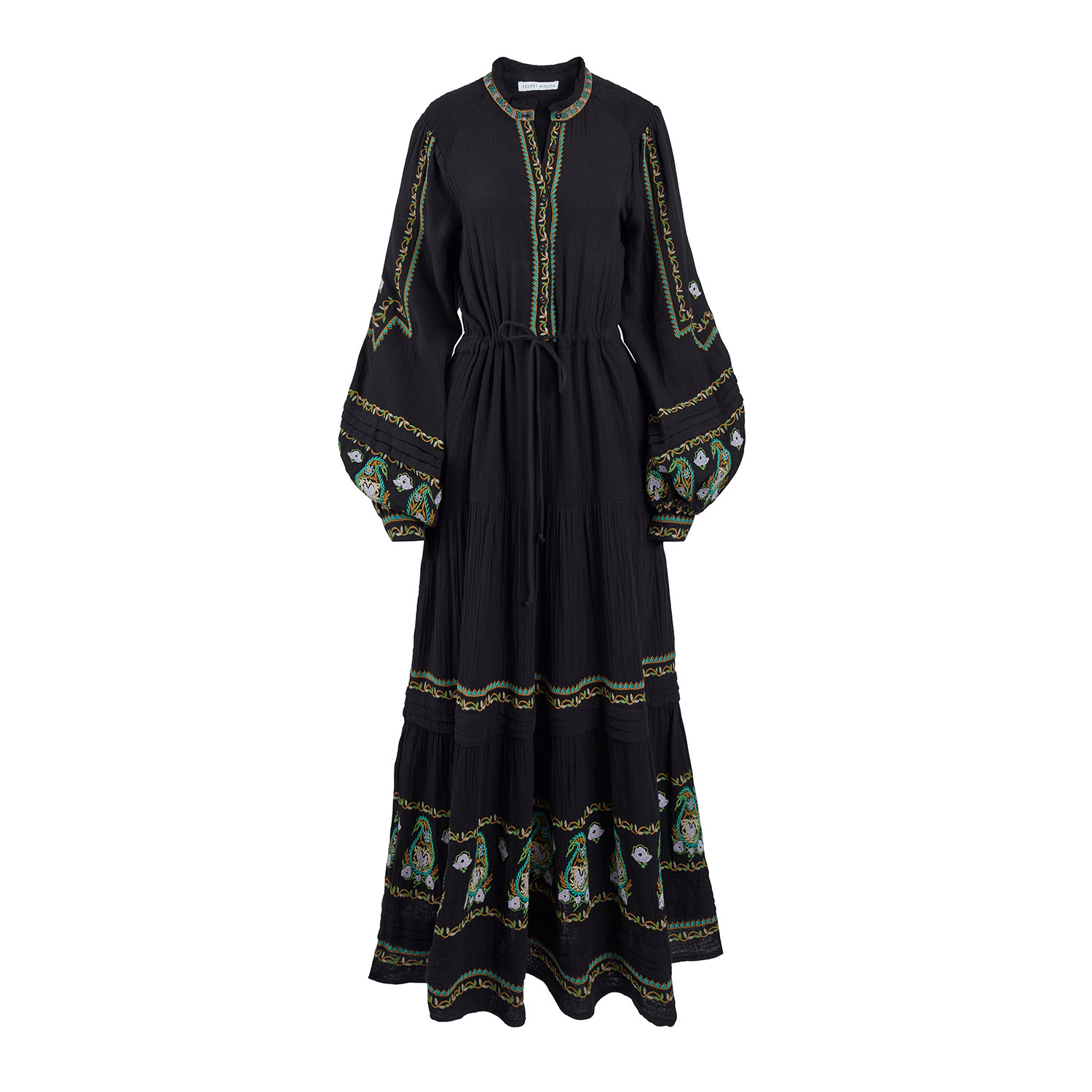 Shop Secret Mission Women's Black Felicia Dress - Organic Cotton