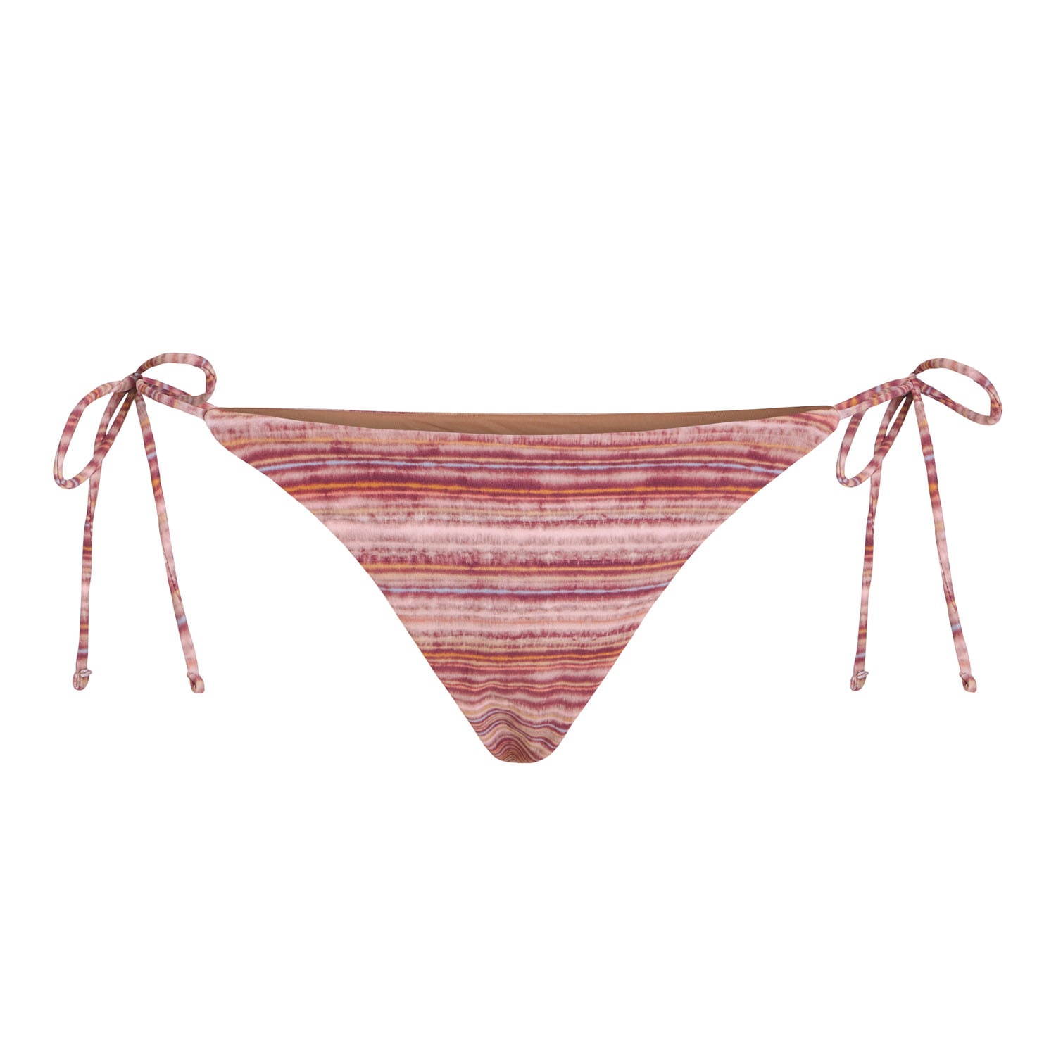 Marlei Women's Red / Pink Isla String Bikini Bottom In Multi