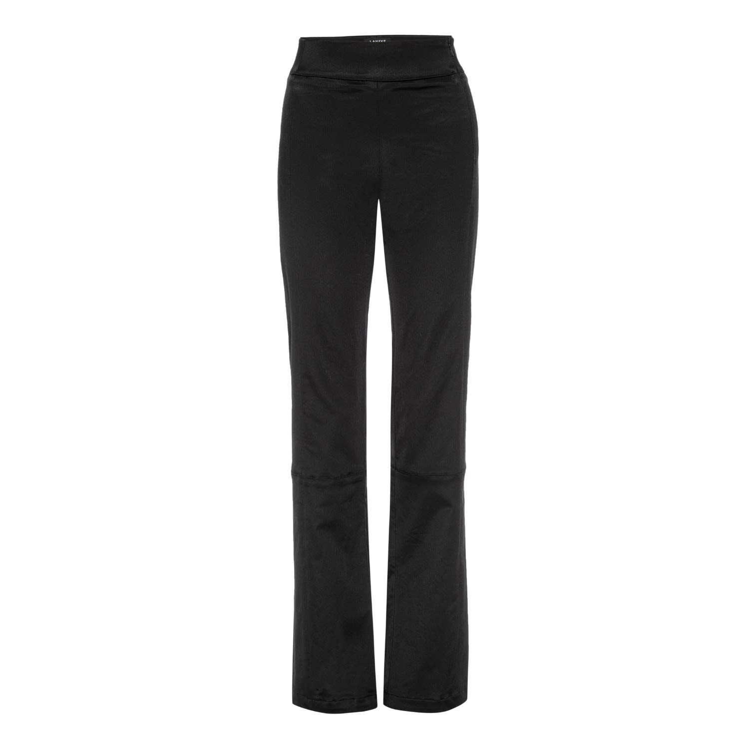 Lahive Women's Shiloh Black Satin Pant In Black