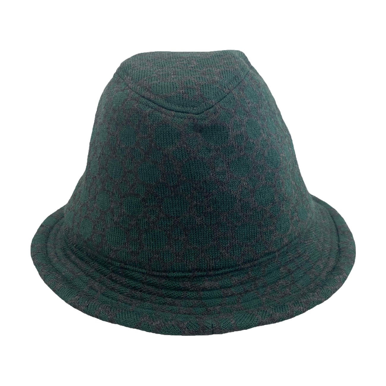 Maria Aristidou Men's Green / Black Deux Côtés Bucket Hat - Charcoal, Forrest Green In Green/black