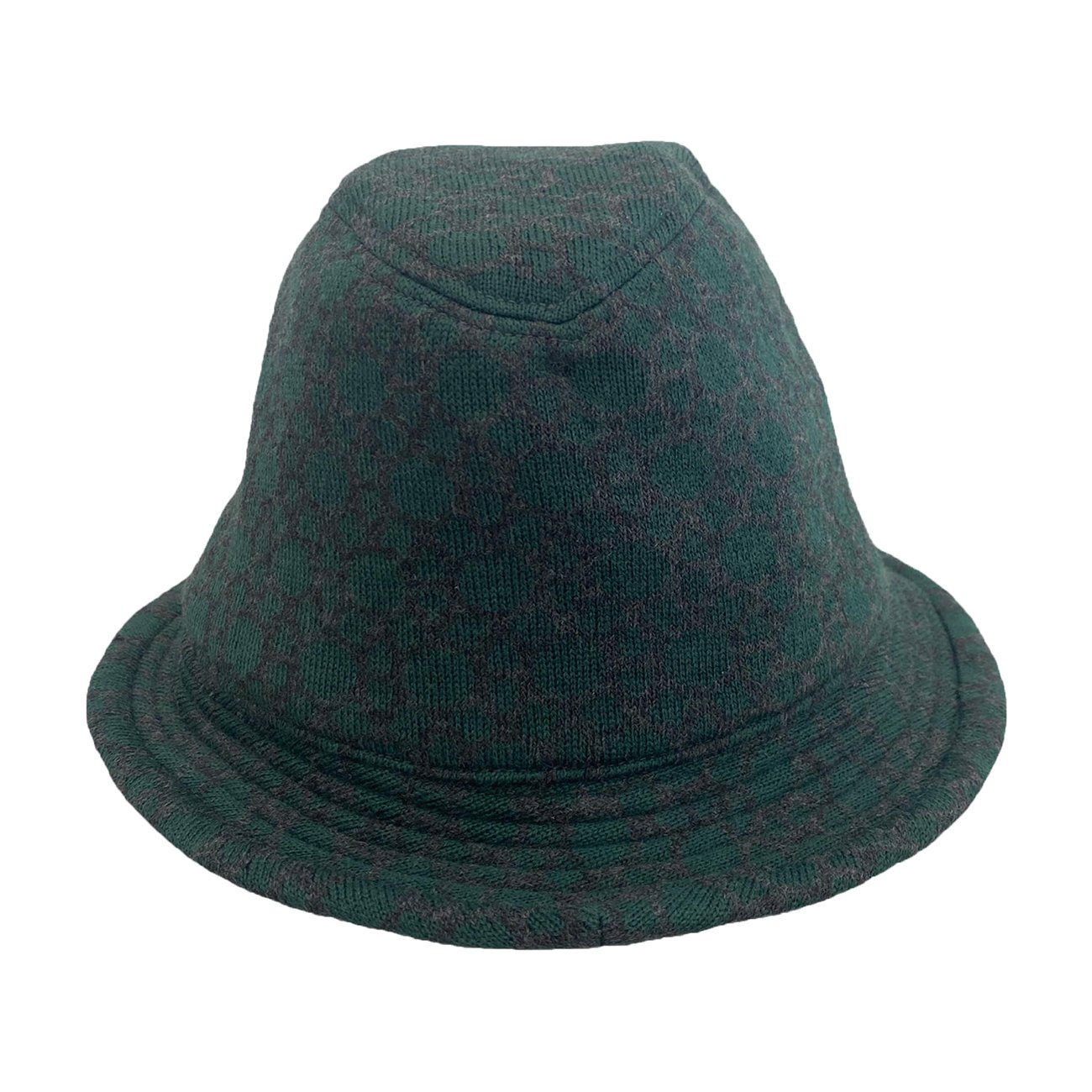 Men’s Green / Black Deux Cts Bucket Hat - Charcoal, Forrest Green One Size Maria Aristidou