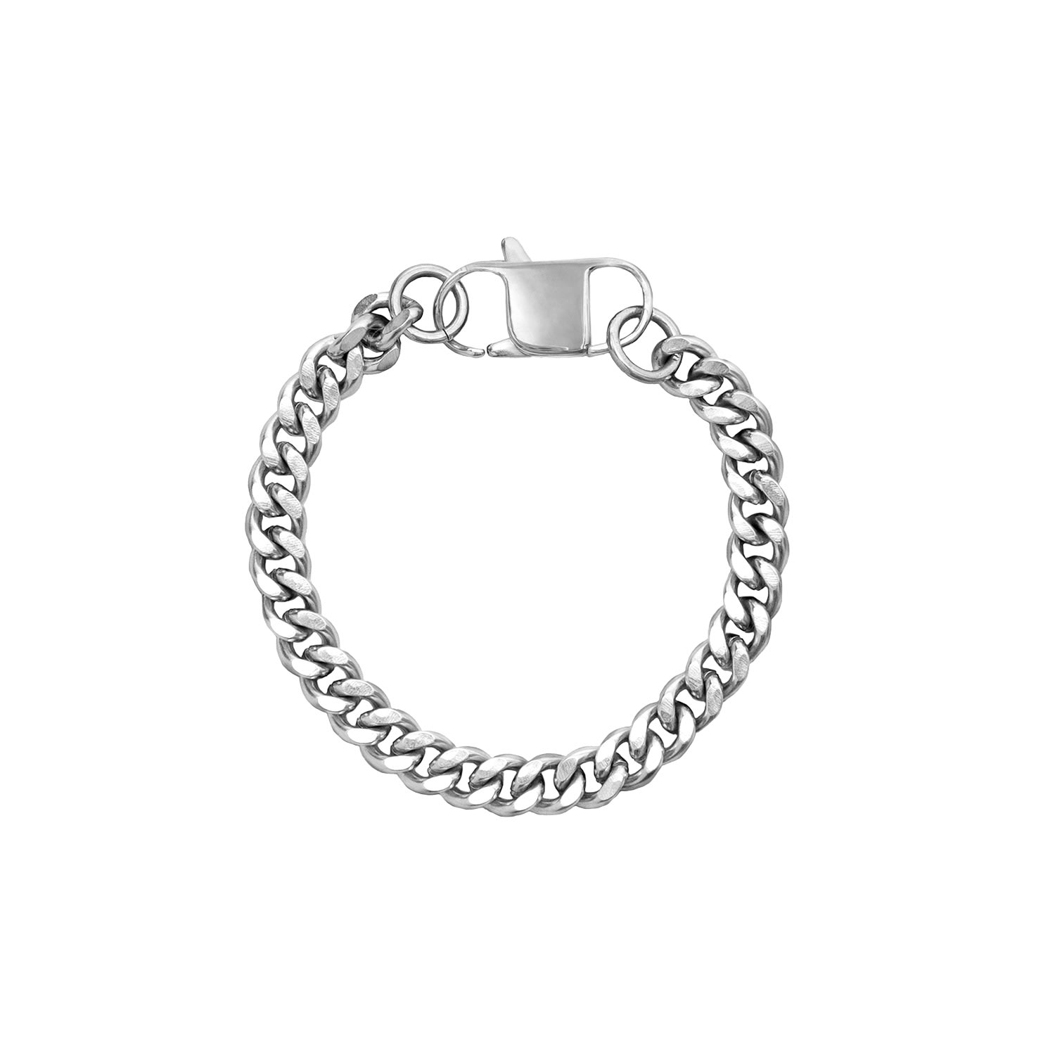 Men’s Silver Mason Mini Cuban Link Bracelet Cocoatemyshoes