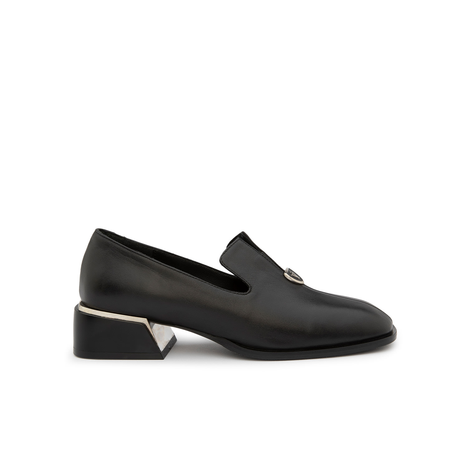 Ilvi Filippa Black Leather Women's Pump In Black