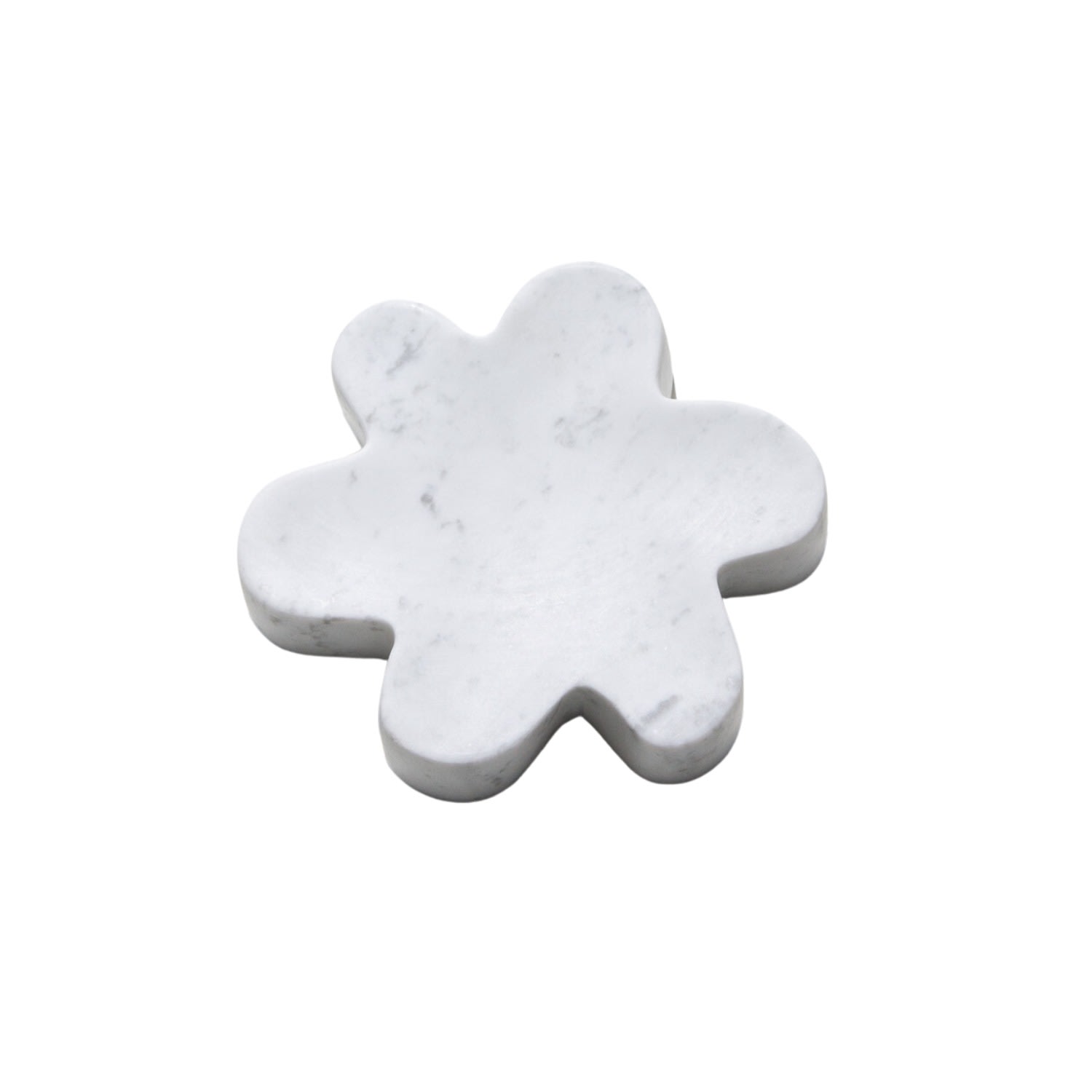 The Parmatile Shop White Bianco Superbloom Marble Catchall In White
