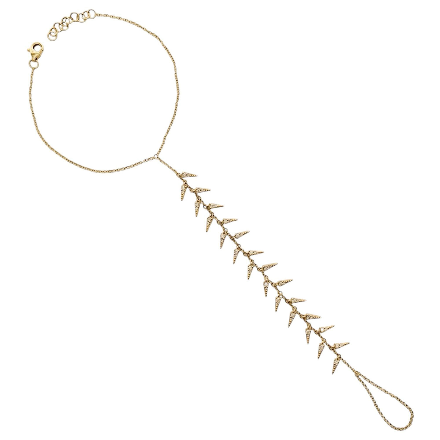 Neshi Designs Women's Yellow Jax Hand Chain In Yellow