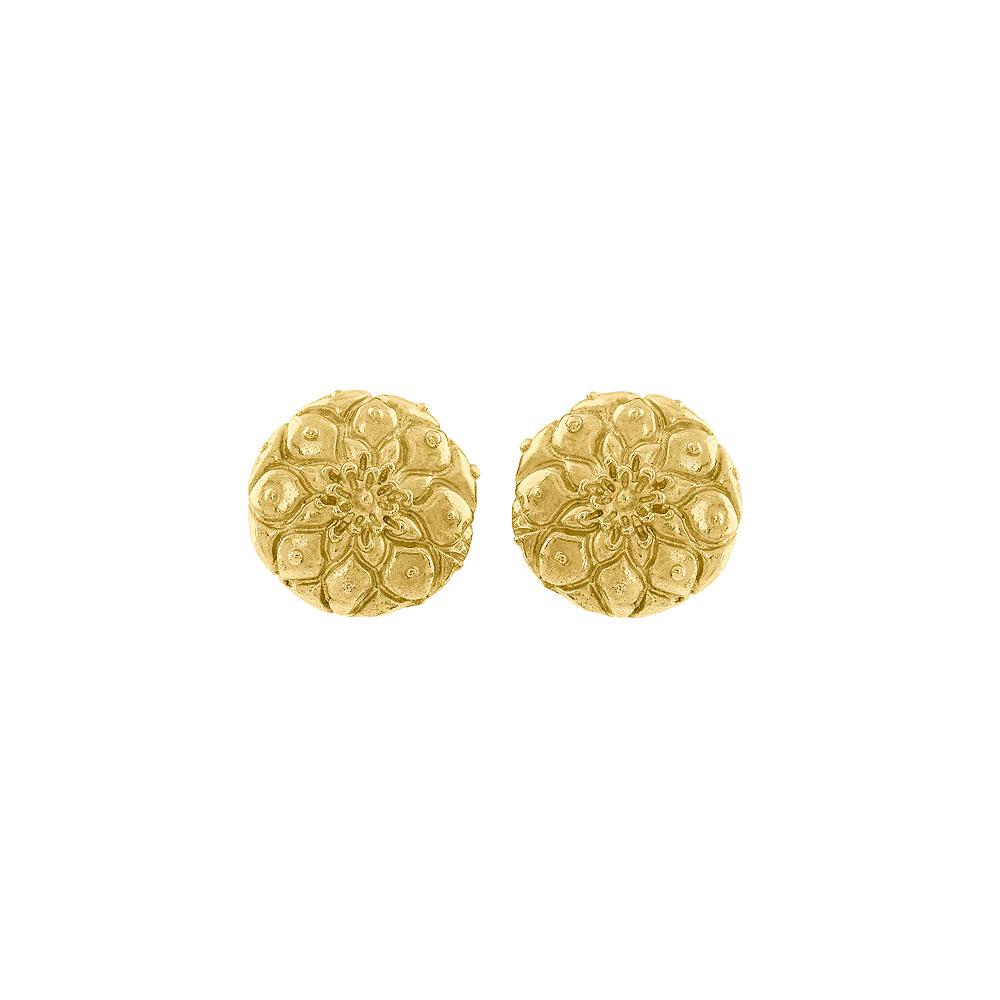 Women’s Gold Earrings Mini Peyote Sophie Simone Designs