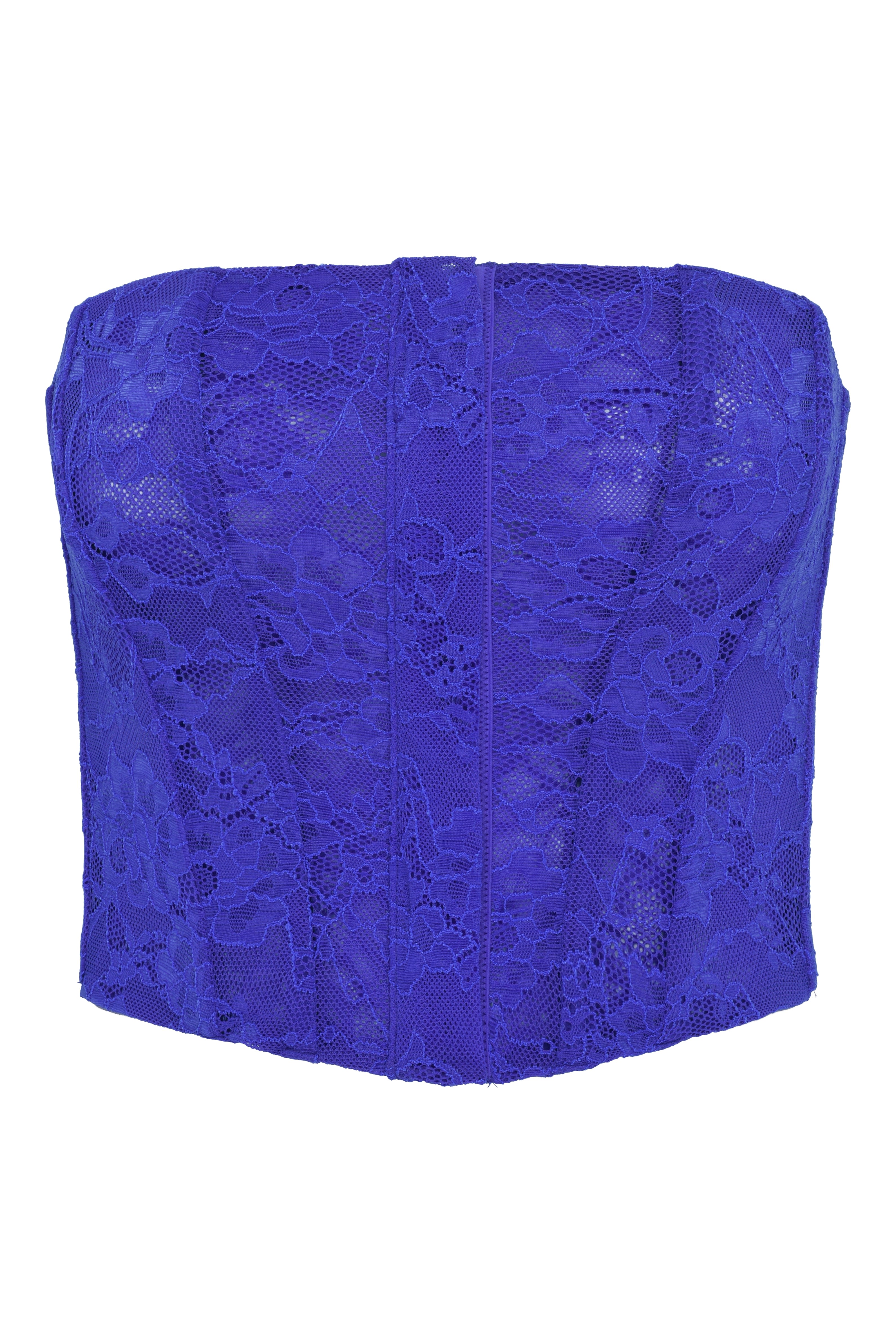 Women’s Blue Donatella Corset Large Wild Lovers London