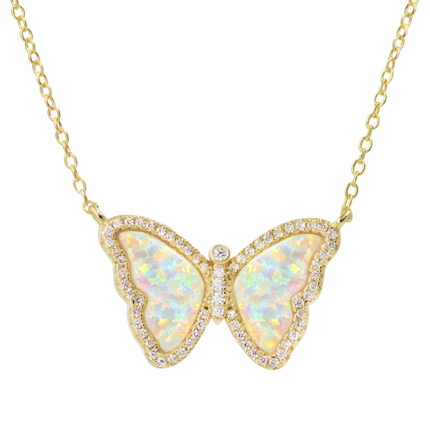 Women’s Opal Butterfly White Kamaria