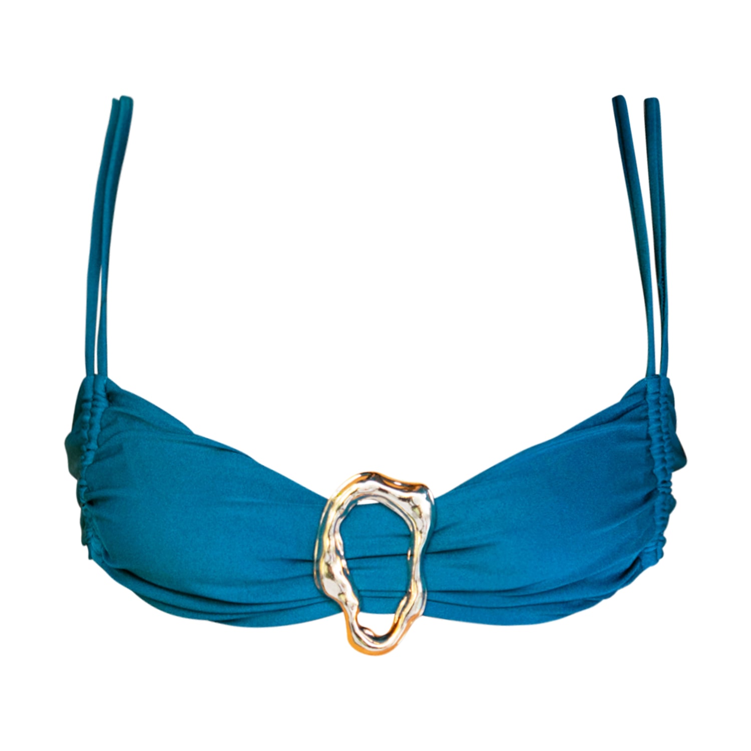 Ivy Swimwear Women's Blue Selene In Deep Ocean Teal Top In Blue