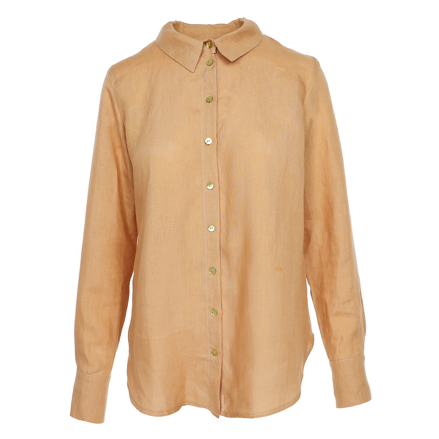 Framboise Women's Brown Sahara Linnen Shirt In Brown
