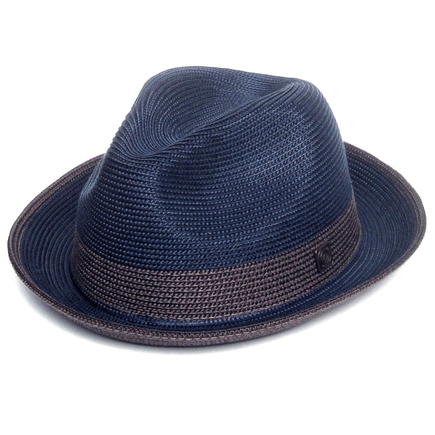 Dasmarca Hats Men's Blue Dasmarca Florence Navy Summer Two Tone Crushable Hat In Blue