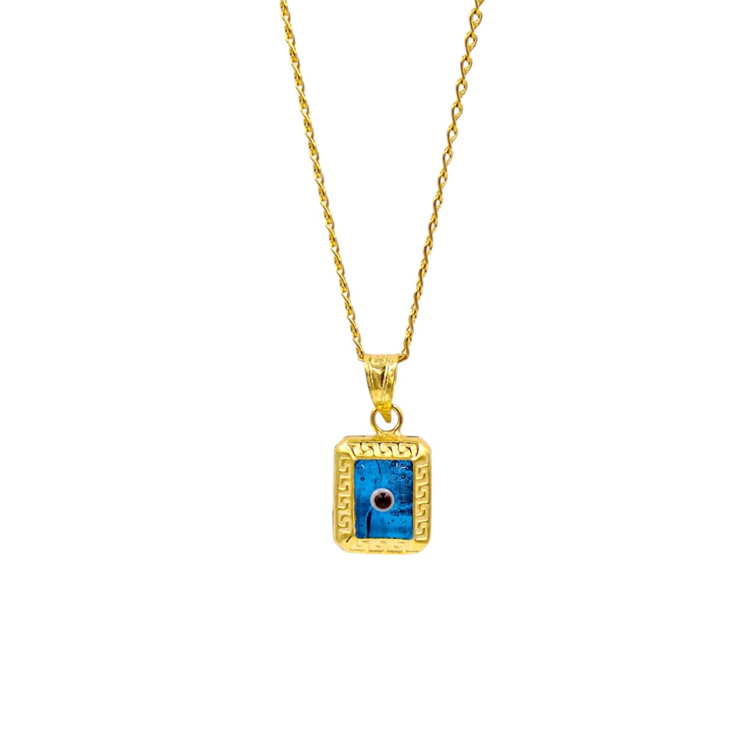 1610istanbul Women's Gold Grand Bazaar Evil Eye Necklace In Gold