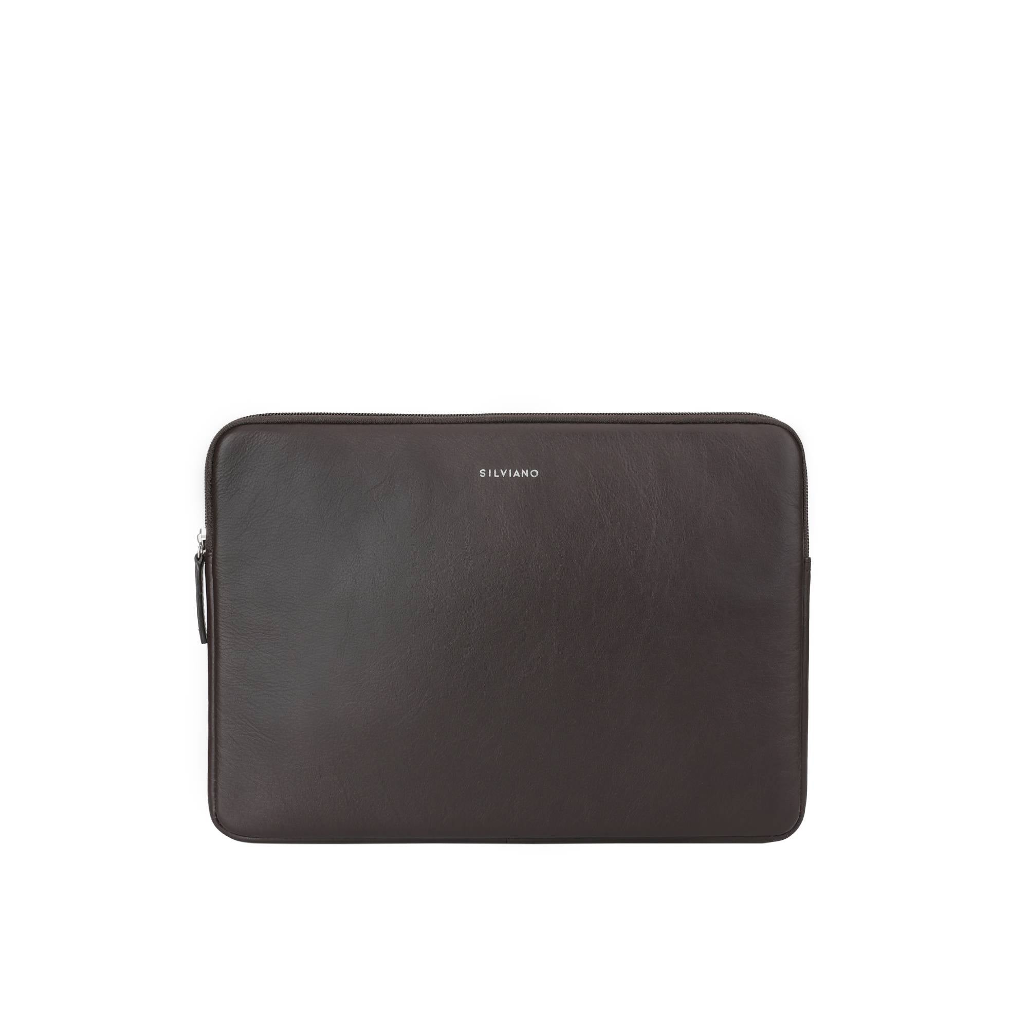 Women’s Silviano Hyde Laptop Case - Timeless Brown Sleeve One Size