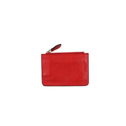 Women's Ivy Mini Leather Wallet - Red | Sjw Bags London