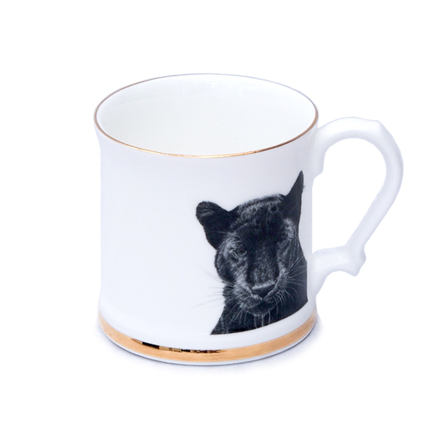 Black Panther Fine Bone China Tankard Mug Abi Overland Jersey