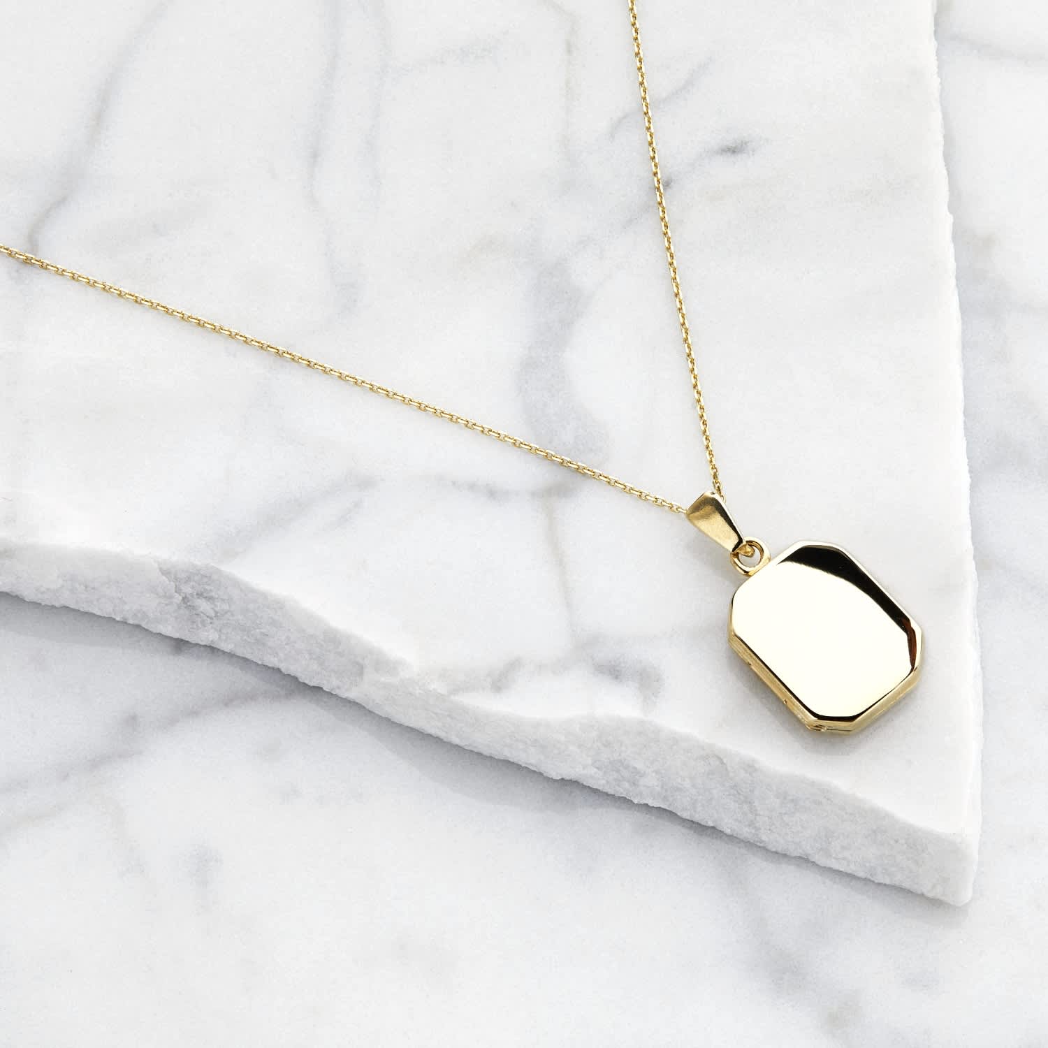 Square gold hotsell locket