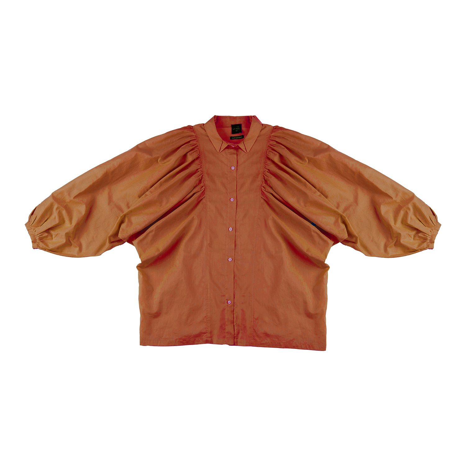 Lo Neel Women's Orange Loreleï Sunset Shirt In Orange