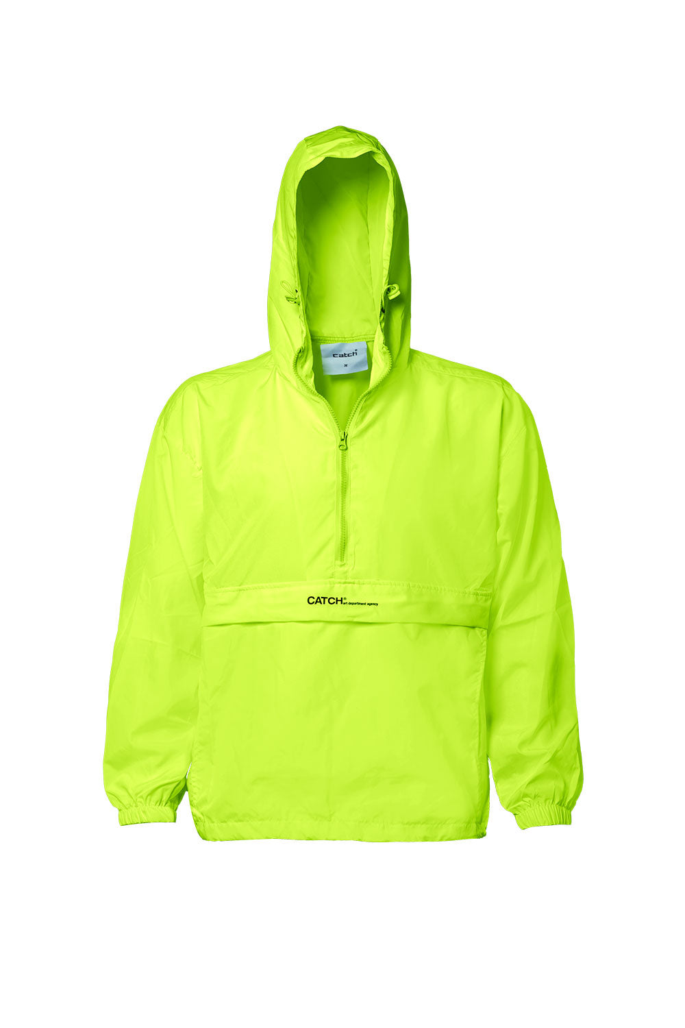 Snob Love Men's Rain Hoodie - Neon Green In Green
