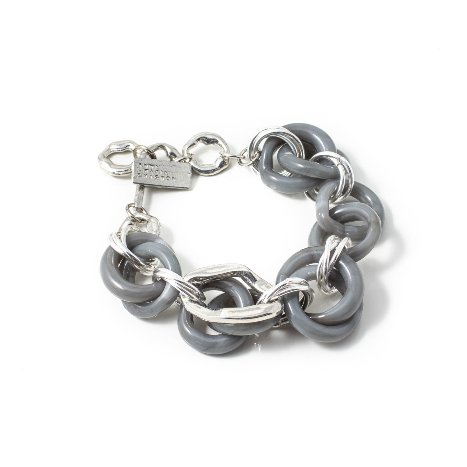 Women’s Grey Bracelet: Sanjay, Smoke Anne-Marie Chagnon