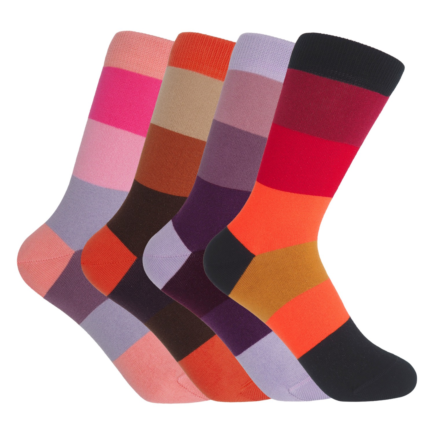 Peper Harow - Made In England Block Stripe Women's Socks Bundle