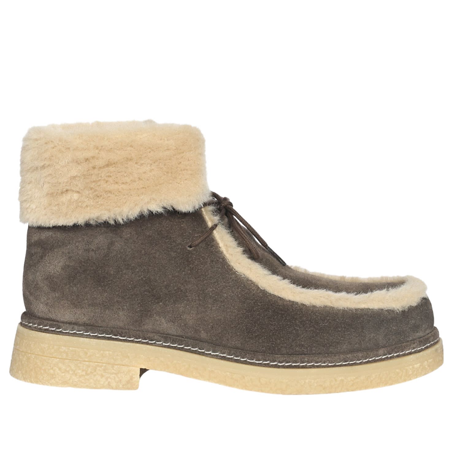 Jelavu Bari Lace Up Ankle Boots In Brown