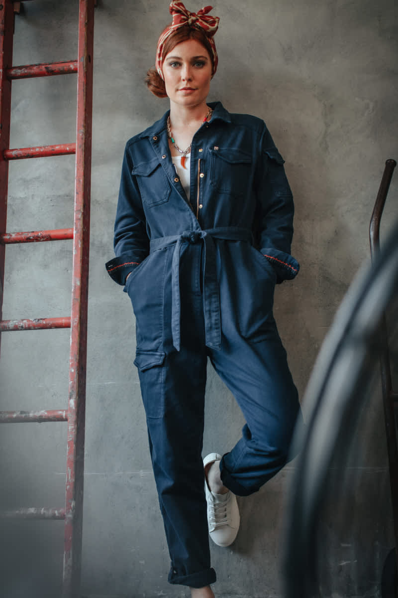 Damsons Lindsey Overalls Denim