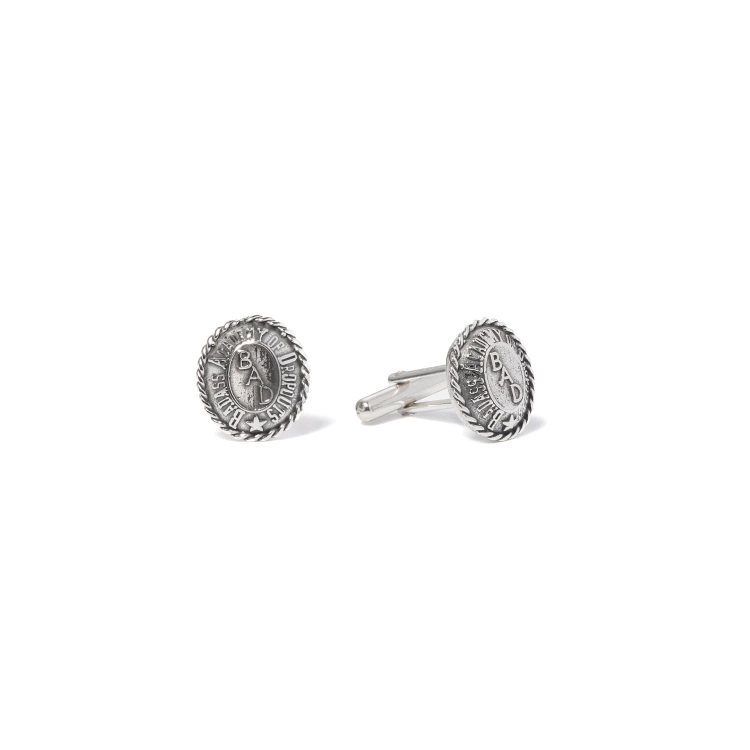 Wild Sons Men's Bad Silver Cufflinks In Silver