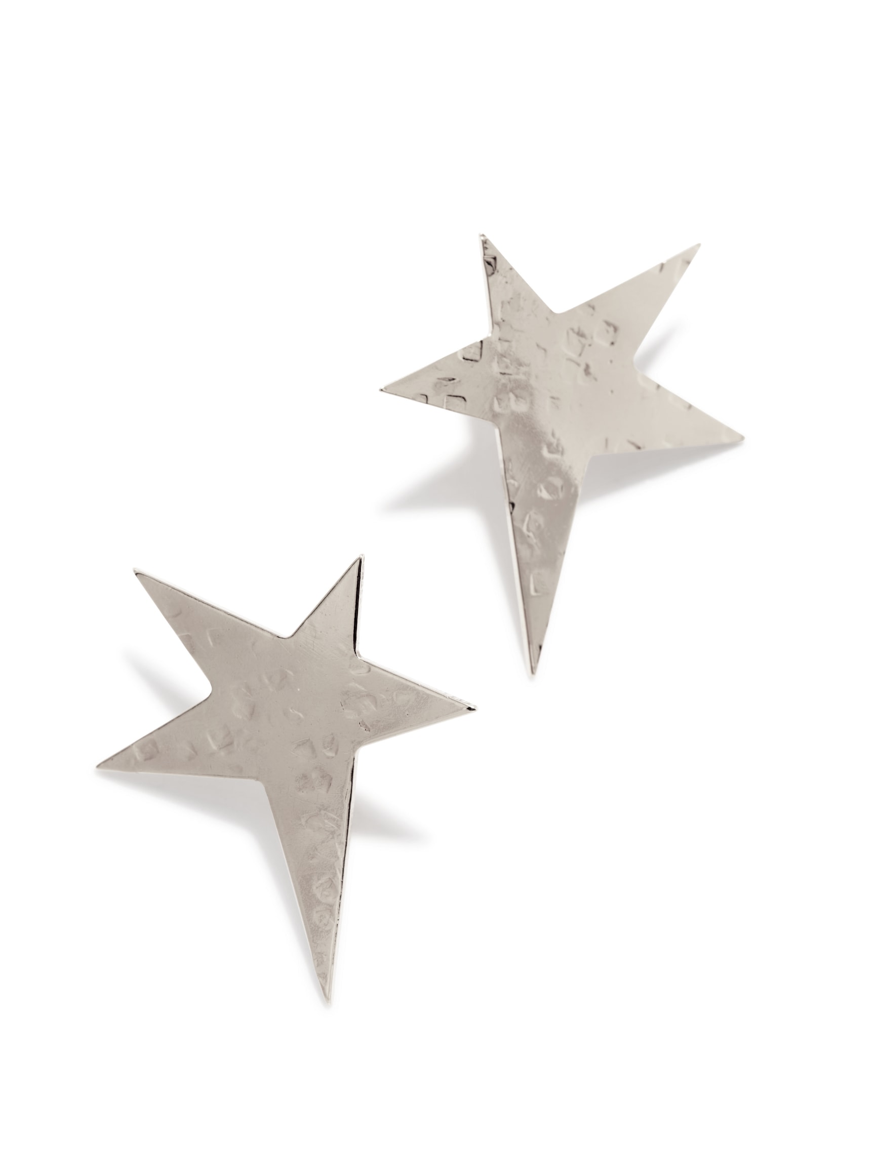 Jaredjamin Women's Silver Shooting Star Stud Post Earrings