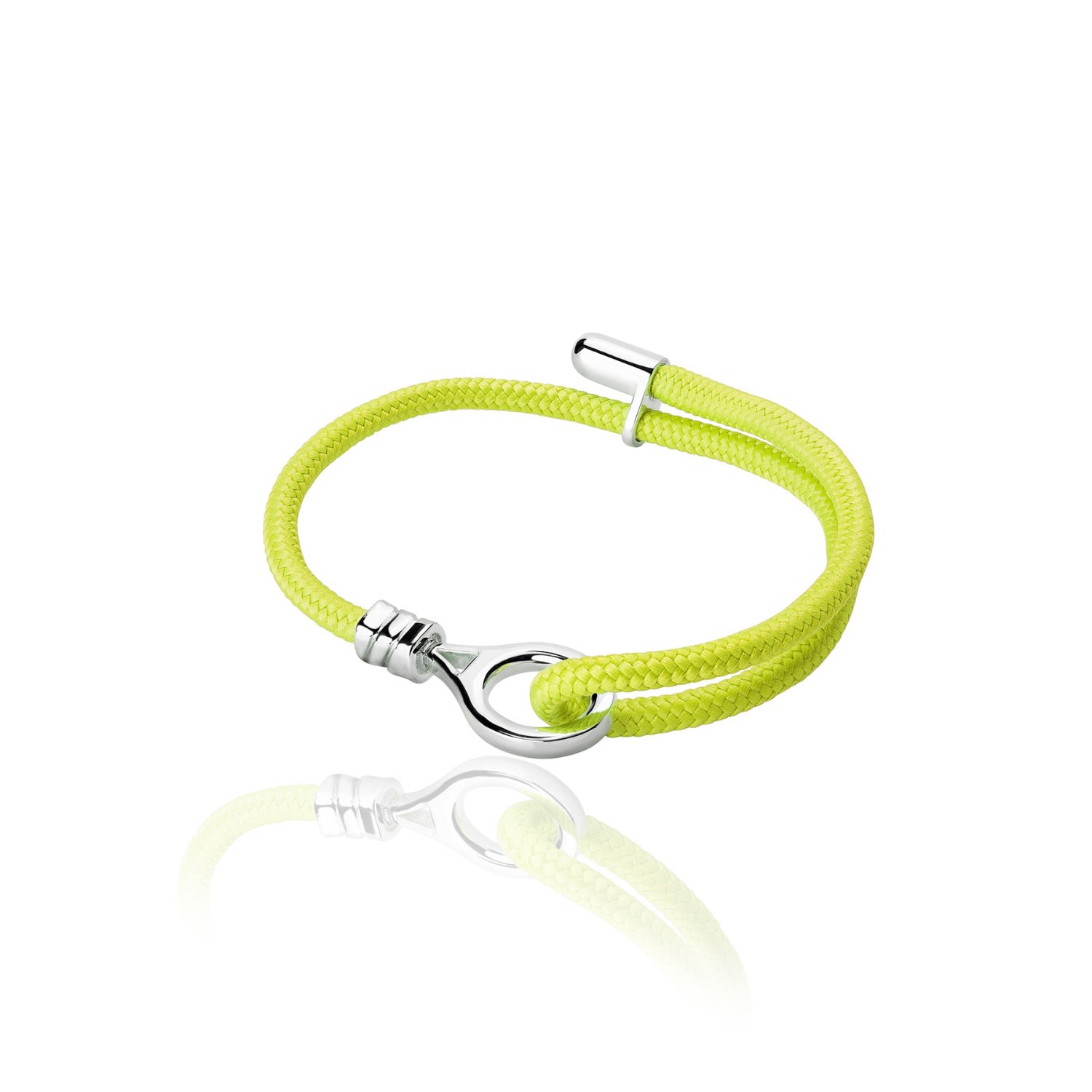 Tane México 1942 Tane Tennis Racquet Cord Bracelet In Yellow/orange/silver